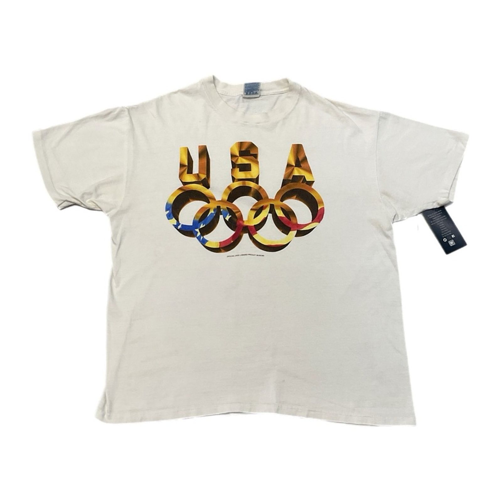 Hanes Vintage 1996 Atlanta Olympics Team U.S.A. T-Shirt Size US XL / EU 56 / 4 - 1 Thumbnail