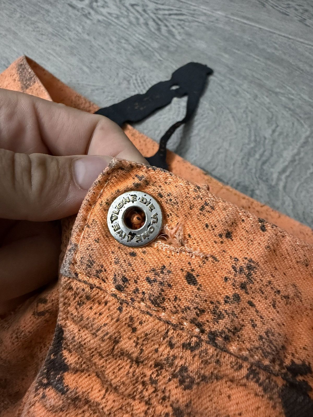 Vlone Vlone Black Scab Runway Denim 1 of 1 Size US 32 / EU 48 - 4 Thumbnail