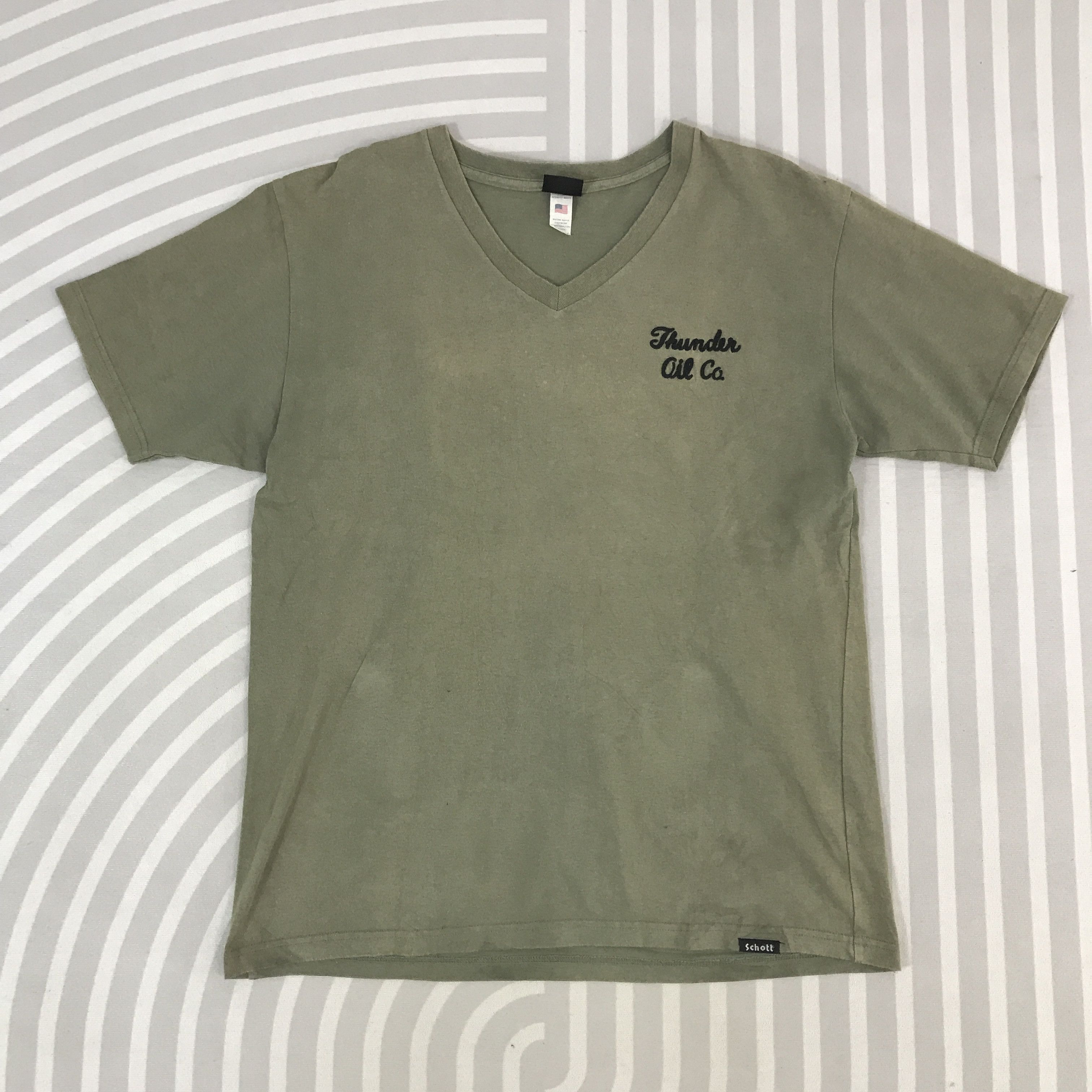 Schott Vintage Schott x Thunder oil co. Design T-shirt Size US M / EU 48-50 / 2 - 2 Thumbnail