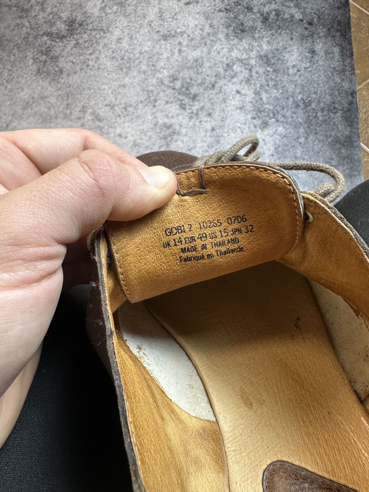 Designer × Leather Vintage Casual Leather Shoes Streetwear Luxury 15 USA Rare Size US 15 / EU 48 - 5 Thumbnail