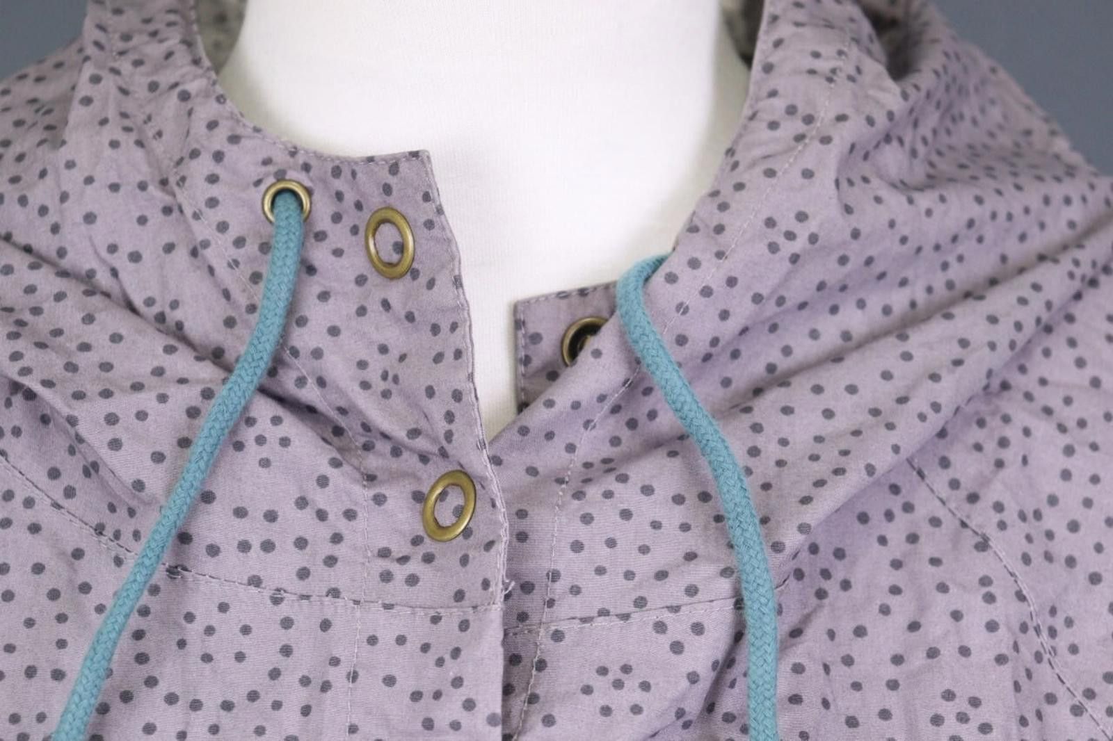 Designer Gudrun Sjoden Gray Dotted Lagenlook Lightweight Coat Size XL Size XL / US 12-14 / IT 48-50 - 4 Thumbnail