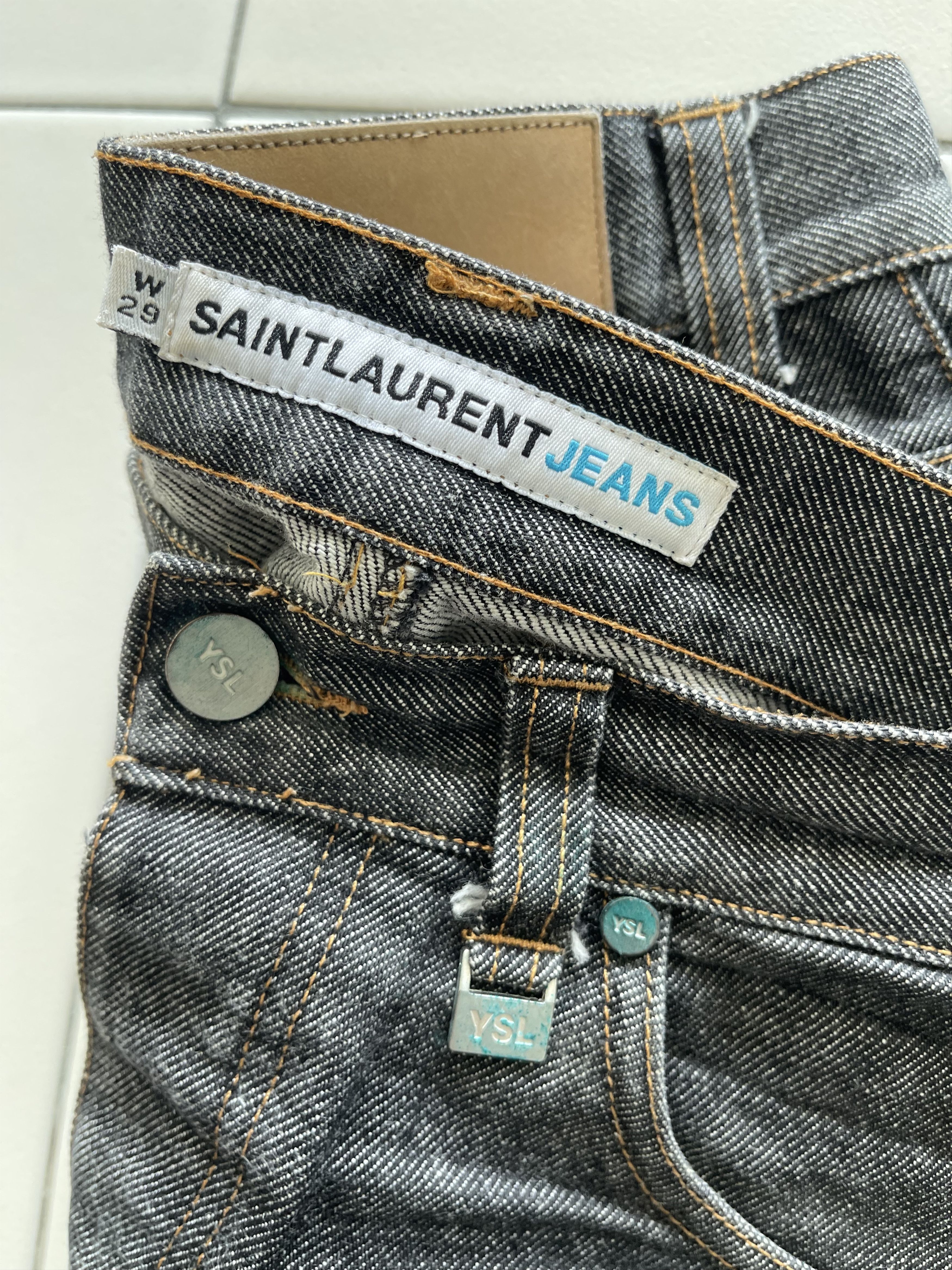Saint Laurent Paris Vintage Saint Lauren Paris Jeans Size US 29 - 4 Thumbnail