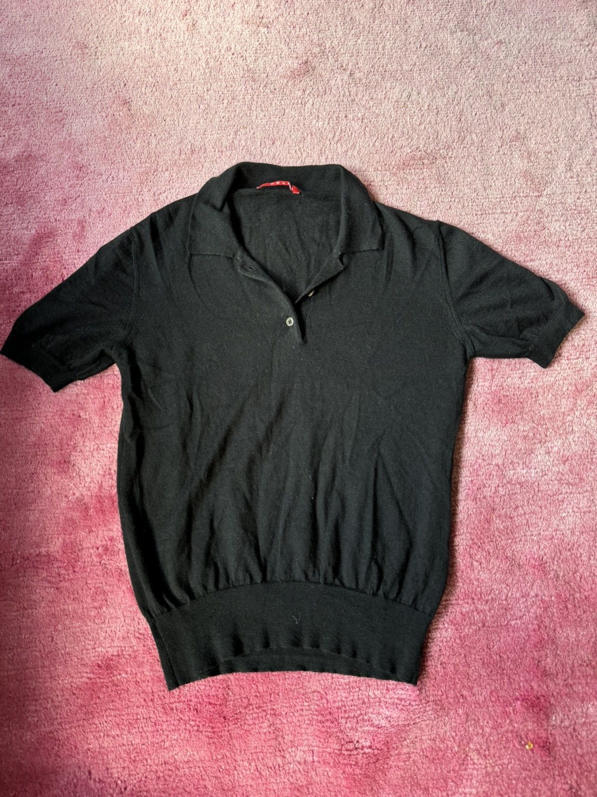 Prada Prada cashmere short sleeve button up Size XS / US 0-2 / IT 36-38 - 1 Thumbnail