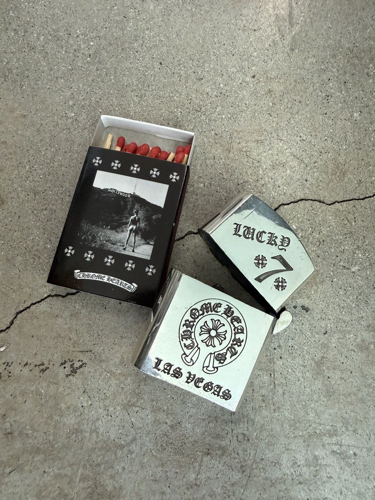 Chrome Hearts CHROME HEARTS RARE LUCKY 7 VEGAS CHAPTER ZIPPO LIGHTER CASE Size ONE SIZE - 4 Thumbnail