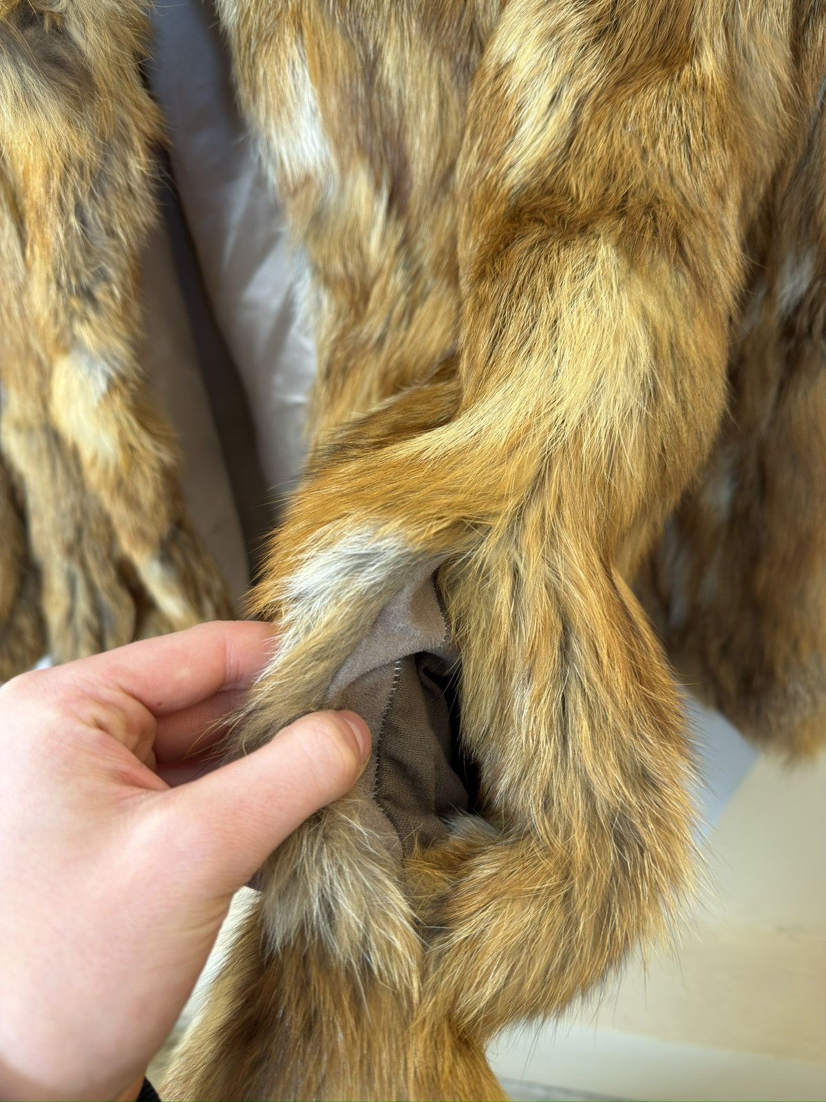 Jean Paul Gaultier Rare Archive 90s JPG Classique Patchwork Fox Fur Coat Size M / US 6-8 / IT 42-44 - 11 Thumbnail
