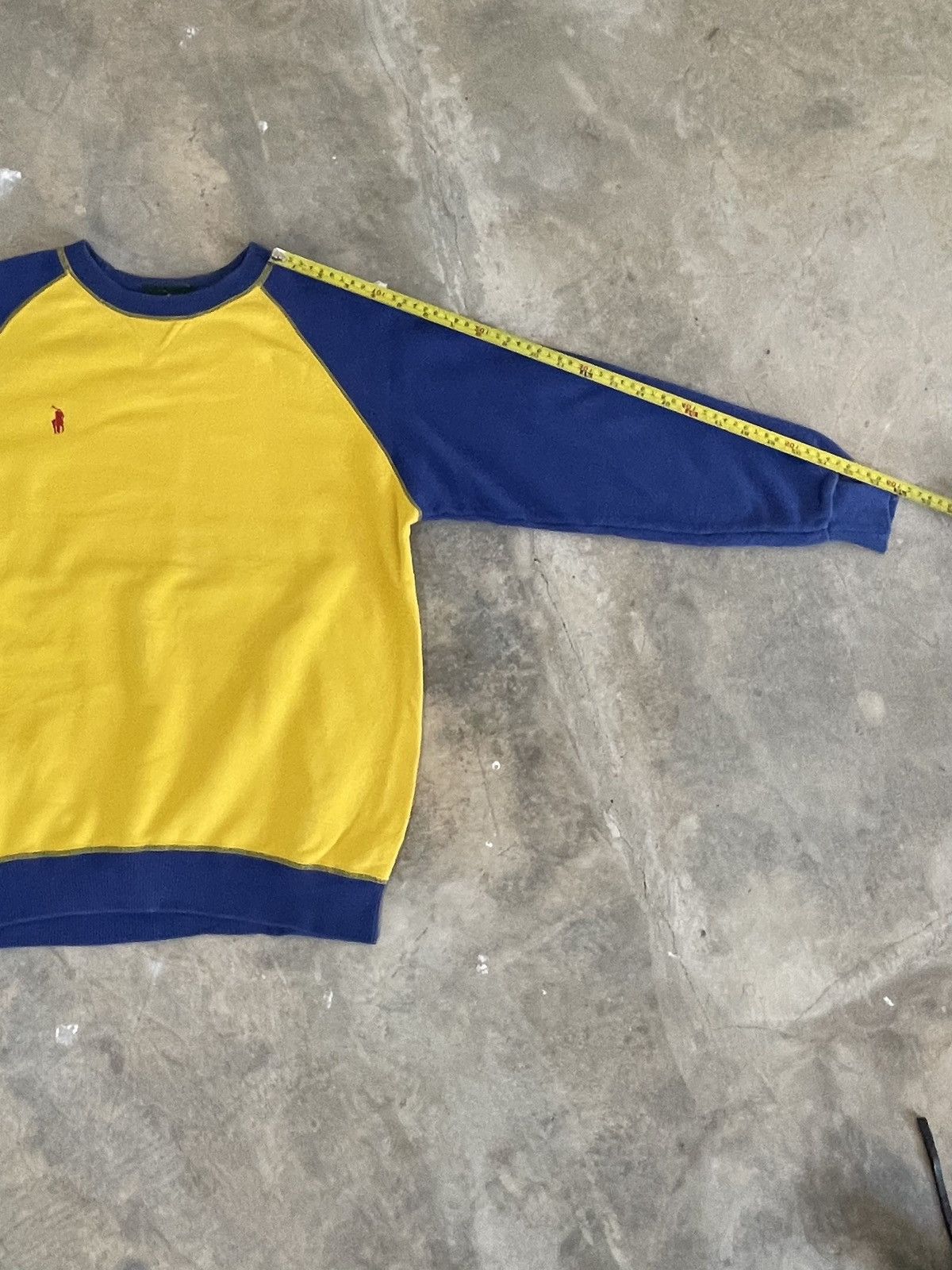 Polo Ralph Lauren × Vintage vintage 90s ralph lauren tqo tone sweatshirt Size US S / EU 44-46 / 1 - 7 Thumbnail