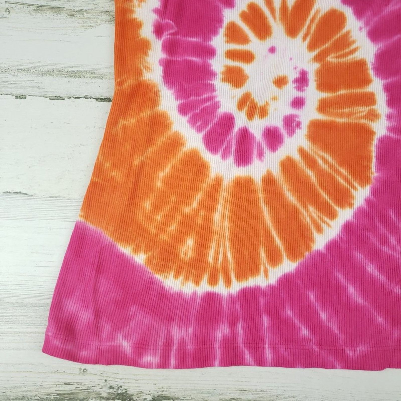 Other NWOT Point Sportswear Tie Dye Orange Pink Tank Top Medium Size M / US 6-8 / IT 42-44 - 6 Thumbnail