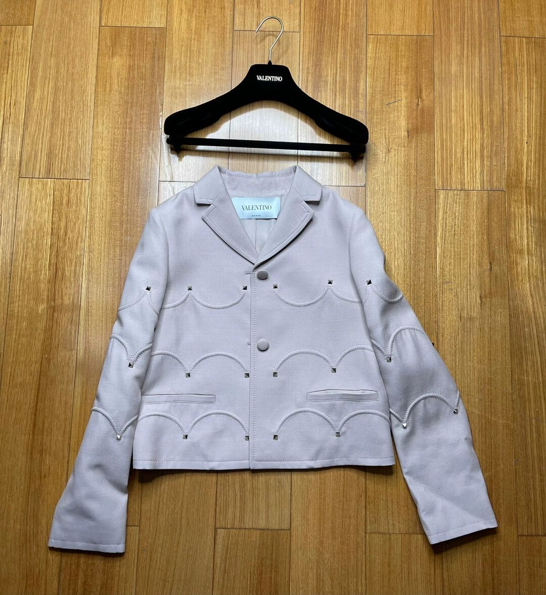 Valentino Women's Short Rivet Blazer - dmc