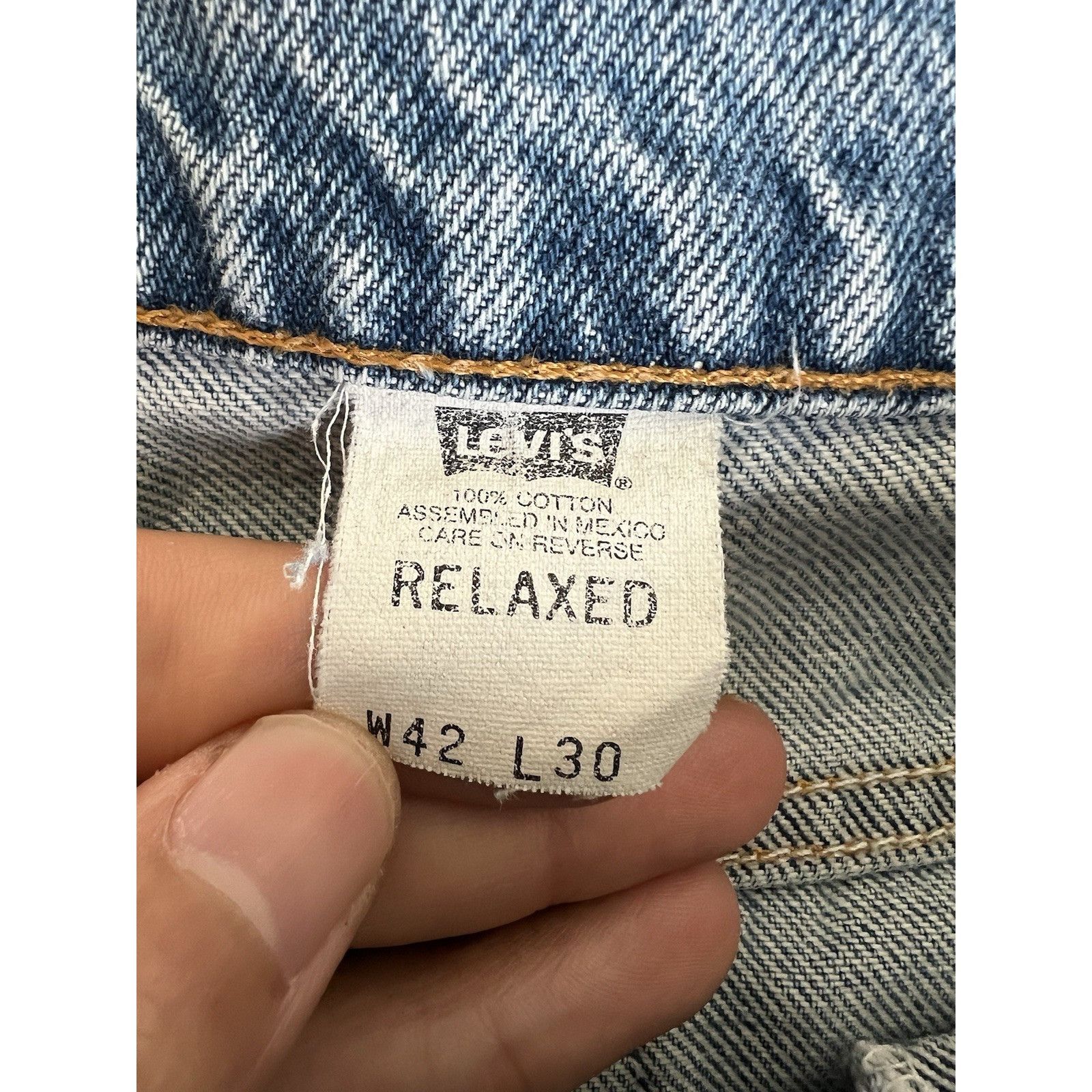 Levi's Vintage Levi’s 540 Orange Tab Relaxed Denim Jeans Size 40x30 Size US 40 / EU 56 - 7 Thumbnail