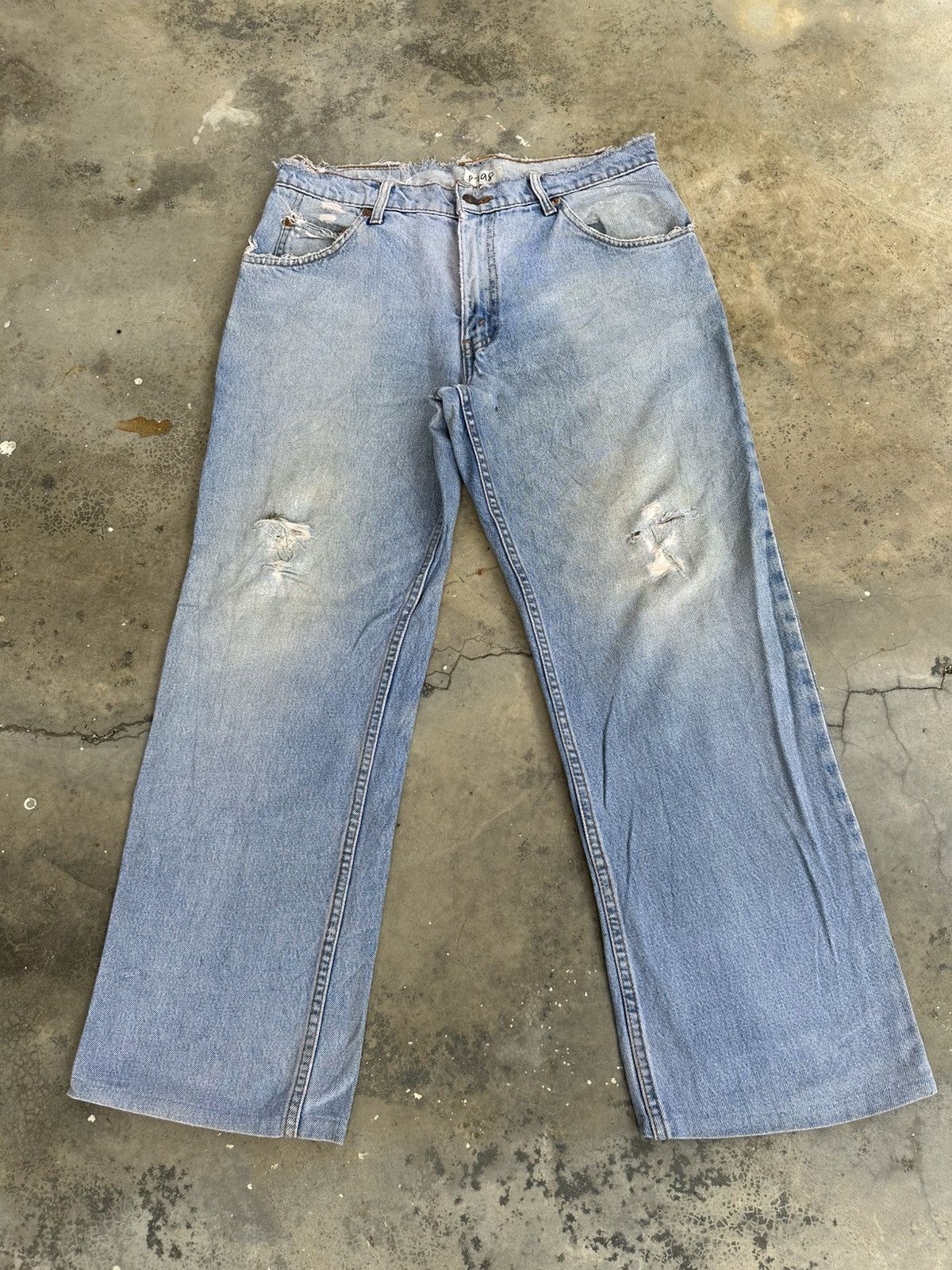 Levi's Vintage Levis 606 Distressed Denim Pant Size US 32 / EU 48 - 1 Thumbnail