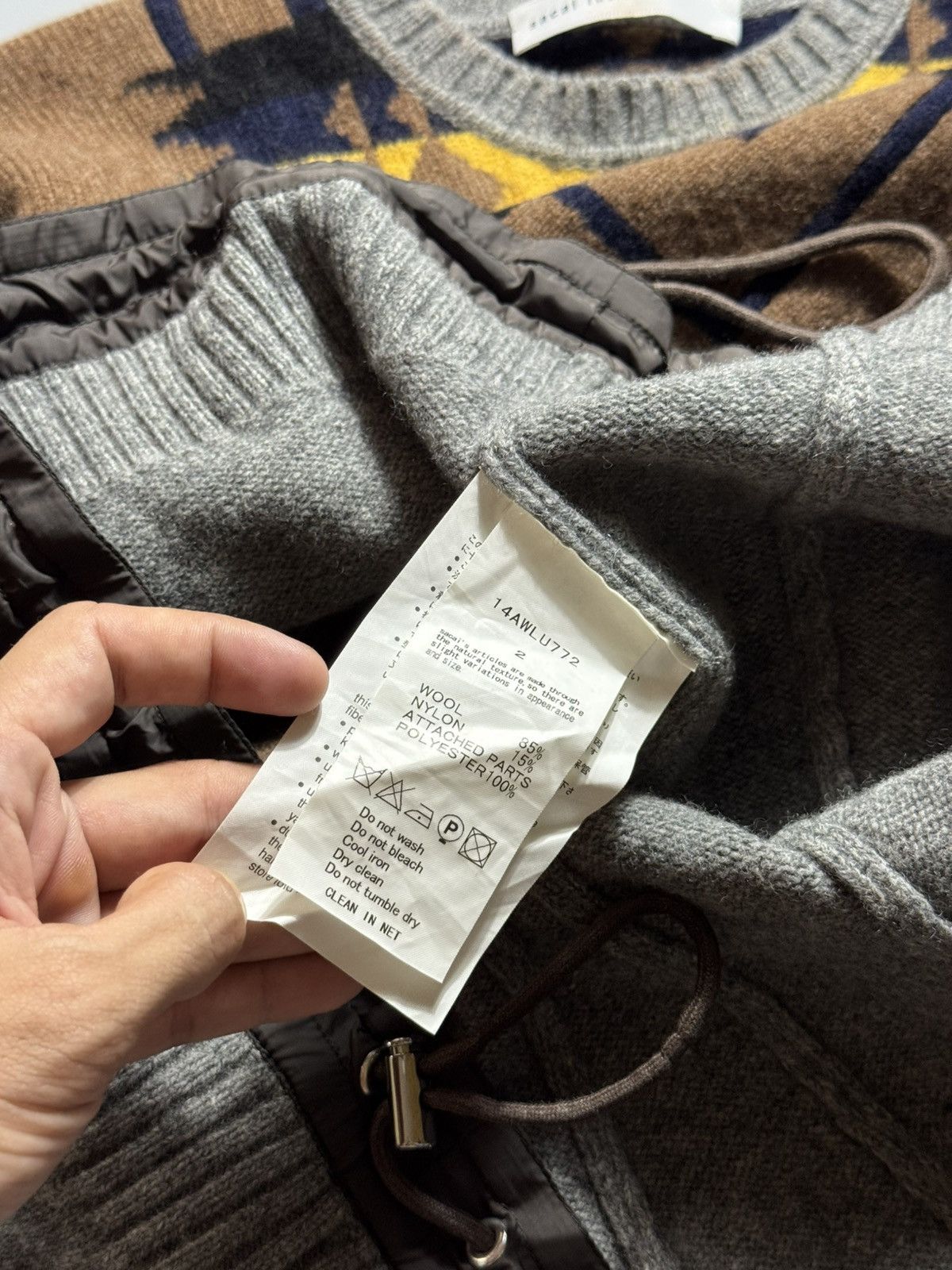 Sacai Sacai Luck - Knit Sweatshirt Size M / US 6-8 / IT 42-44 - 10 Thumbnail