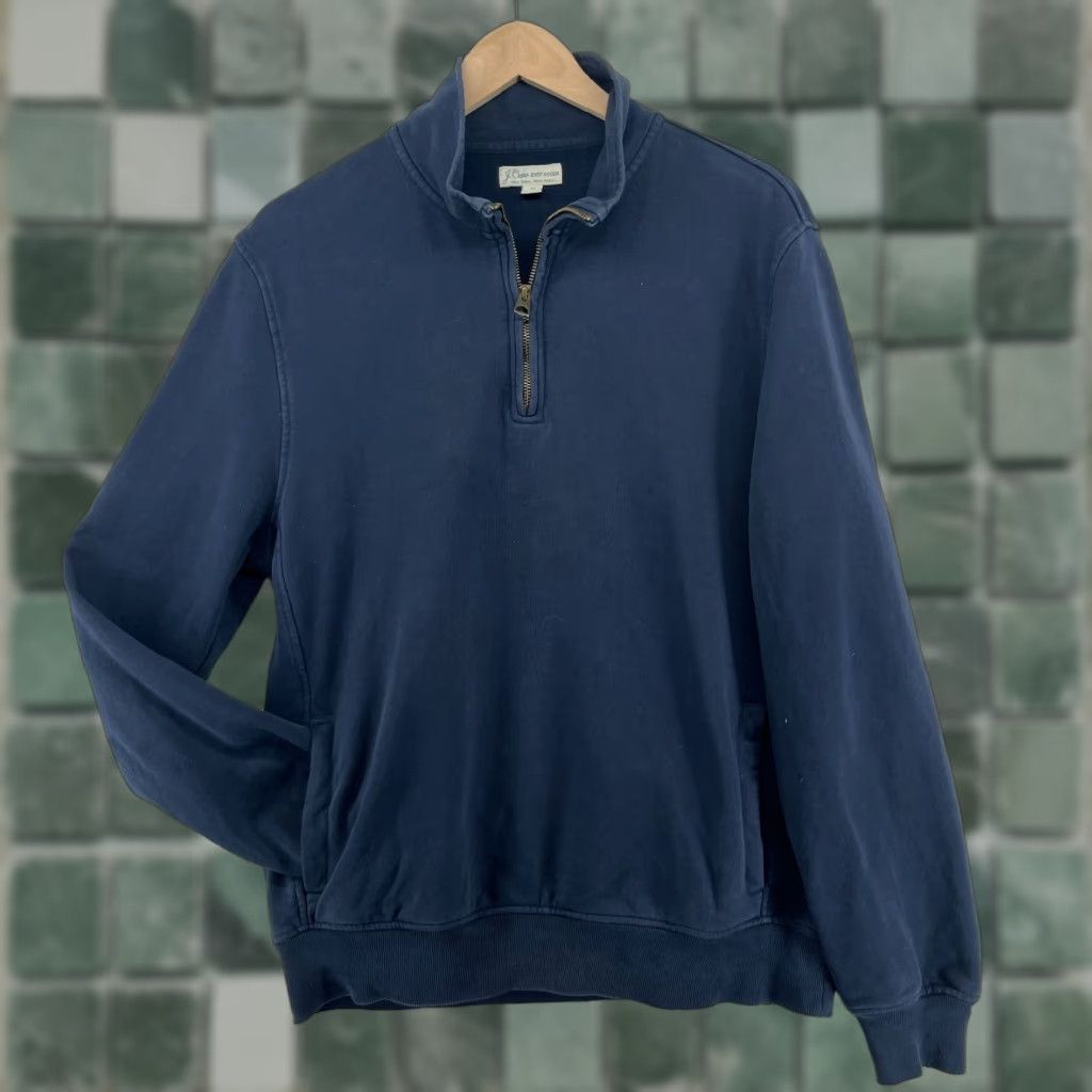 Sweatshirt Mens M Knit Good French Terry 1/4 Zip Pullover