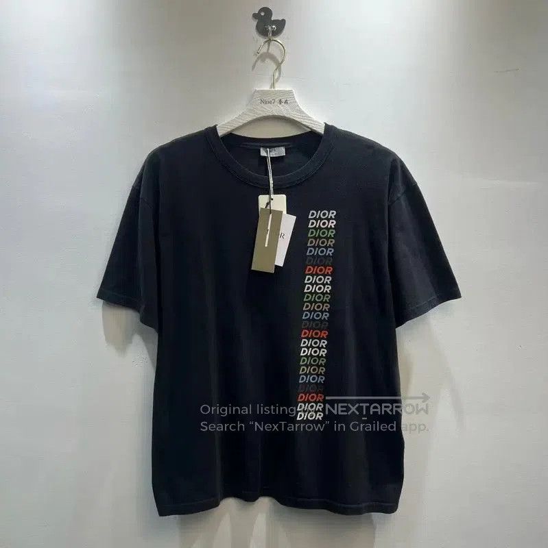 Dior Dior Black Cotton Men's T-Shirt . Size US L / EU 52-54 / 3 - 1 Thumbnail