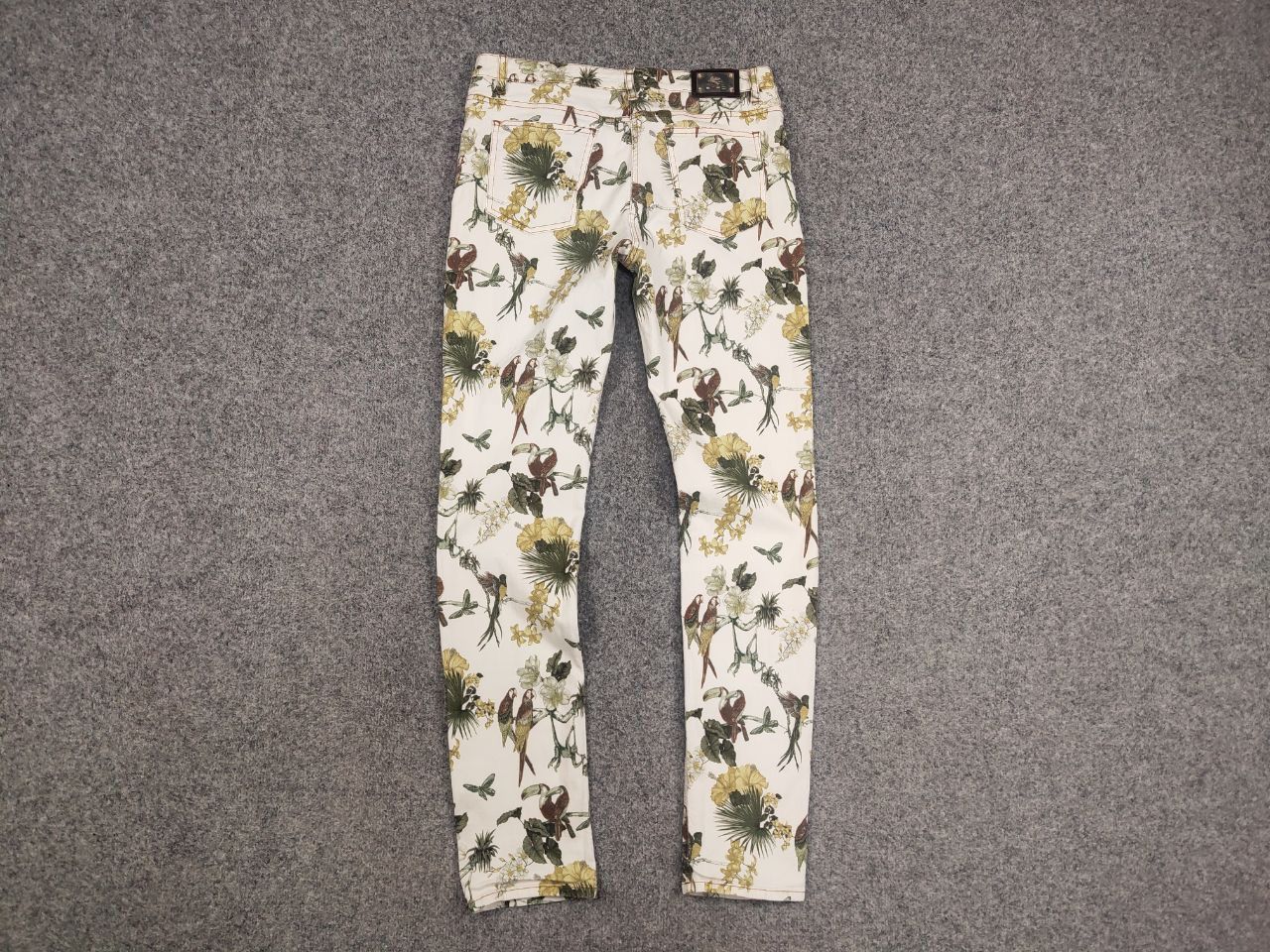 Etro Etro Milano Design Art Pattern bird Floral Slim Denim Jeans Size 30" / US 8 / IT 44 - 9 Thumbnail