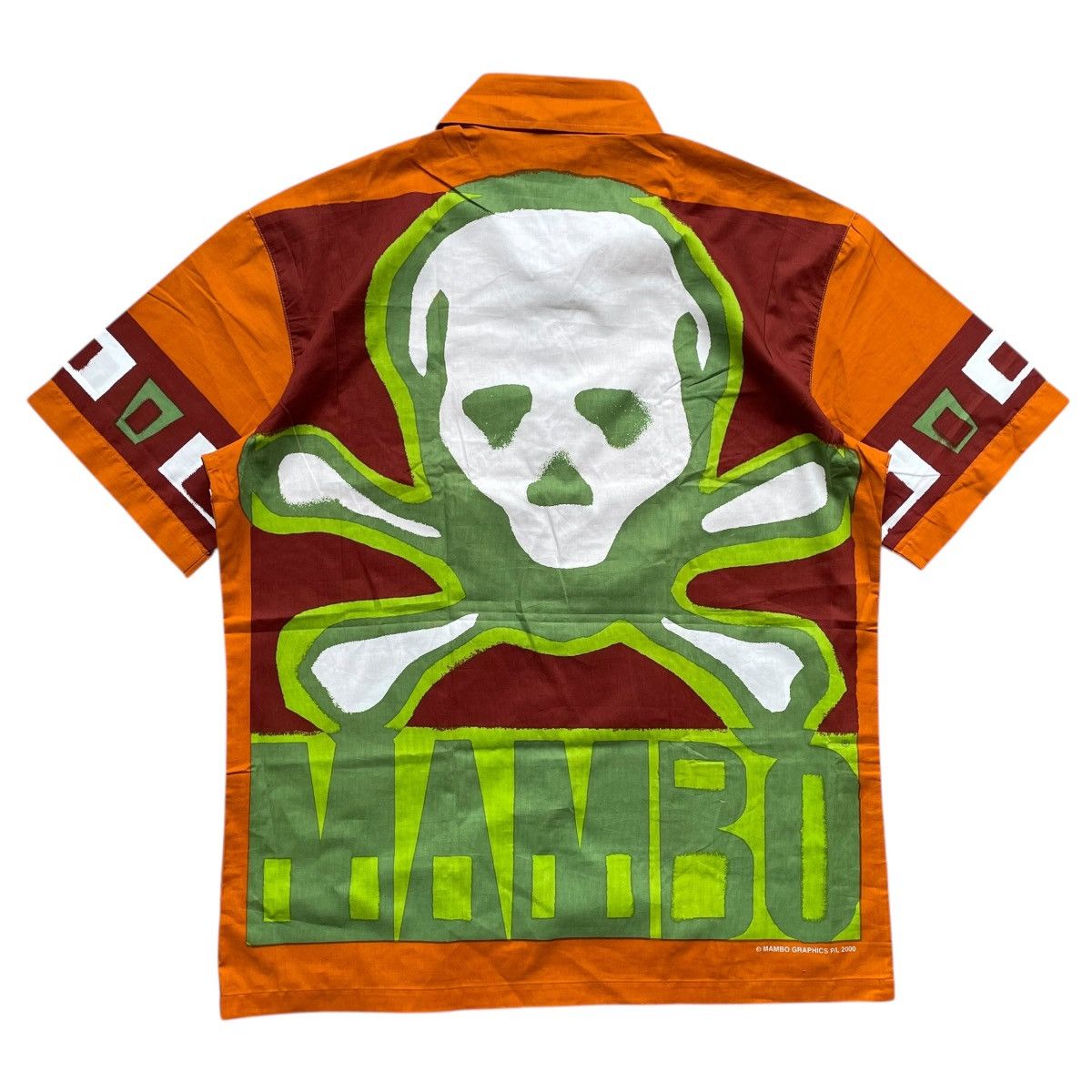 Mambo × Vintage VINTAGE Y2K MAMBO SKULL SKELETON BUTTON UPS SHIRT Size US M / EU 48-50 / 2 - 1 Thumbnail