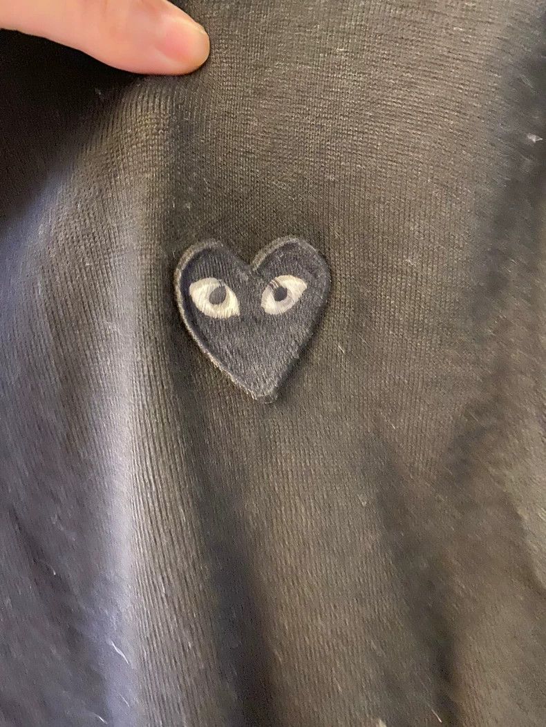 Comme des Garcons Comme Des Garcons Black cashmere sweater with black heart Size US M / EU 48-50 / 2 - 2 Thumbnail