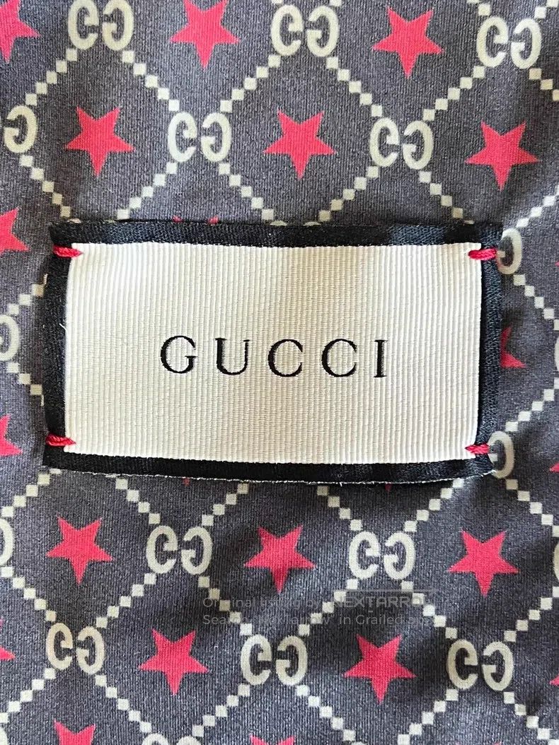 Gucci Gucci Black background red and blue geometric pattern jack Size M / US 6-8 / IT 42-44 - 6 Thumbnail