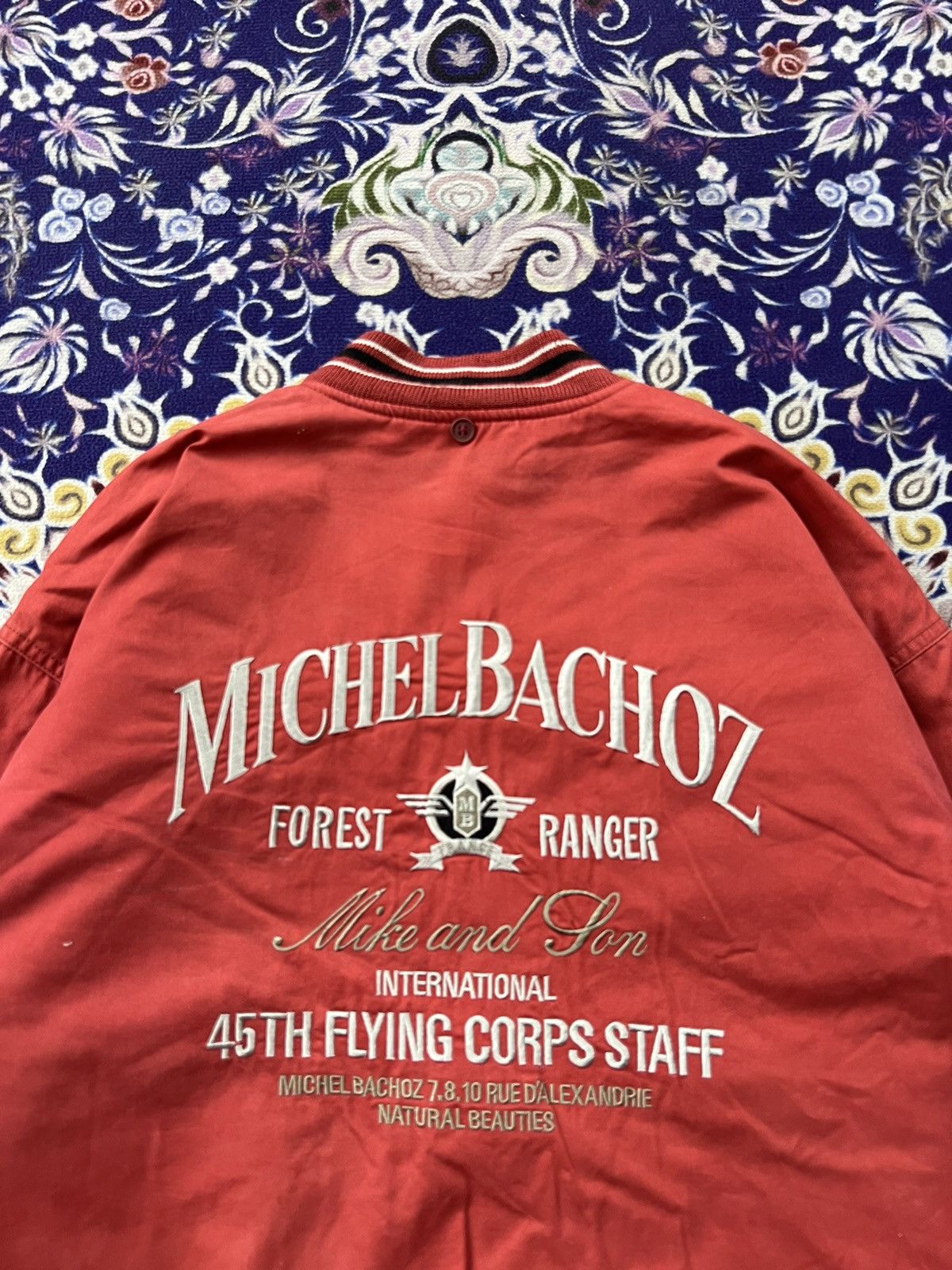 Other Michel Bachoz Paris Forest Ranger Flying Corps Bomber Jacket Size US L / EU 52-54 / 3 - 13 Thumbnail