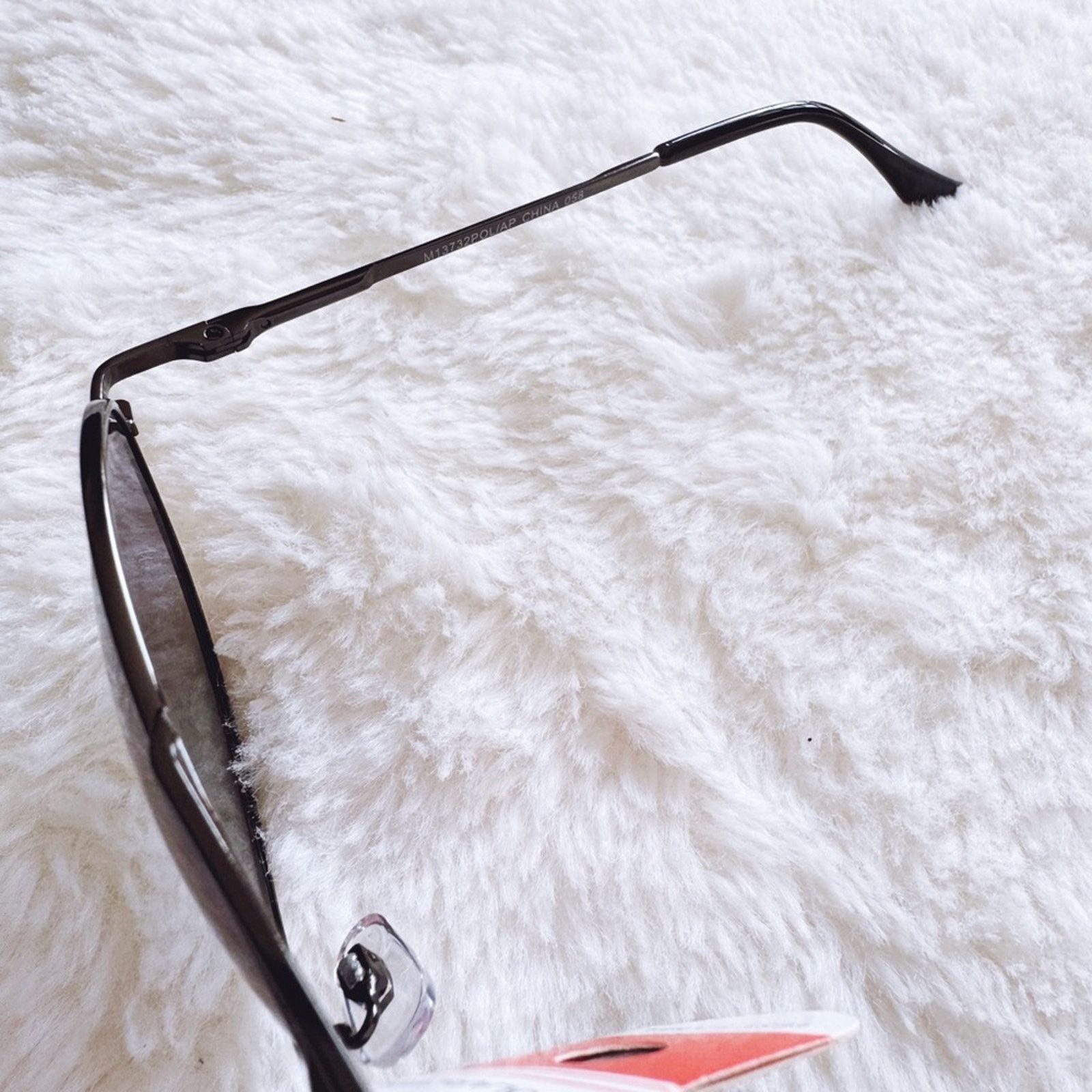 Other Freya Black W/Black Rim Polarized Aviator Sunglasses Size ONE SIZE - 6 Thumbnail