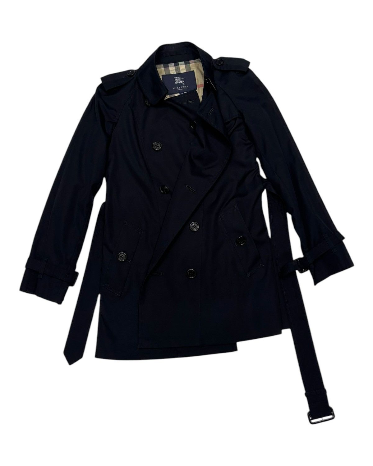 Burberry 🔥BURBERRY KENSINGTON DOUBLE BREASTED TRENCH COAT BELTED Size S / US 4 / IT 40 - 5 Thumbnail