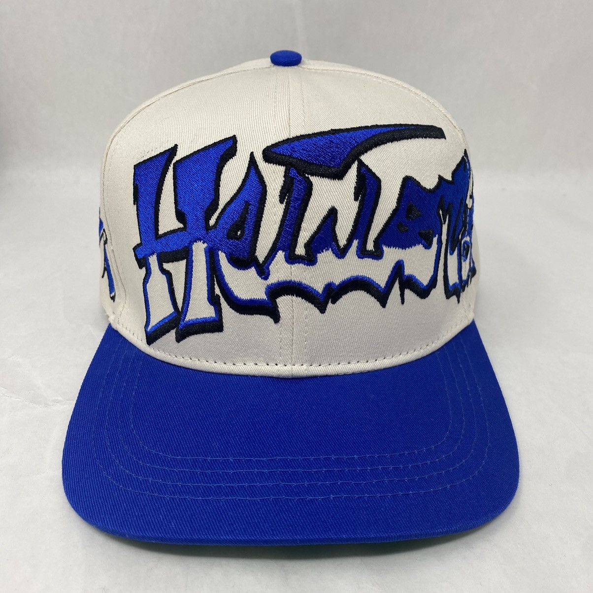 HELLSTAR Hellstar Records Snapback Hat Blue White | Grailed