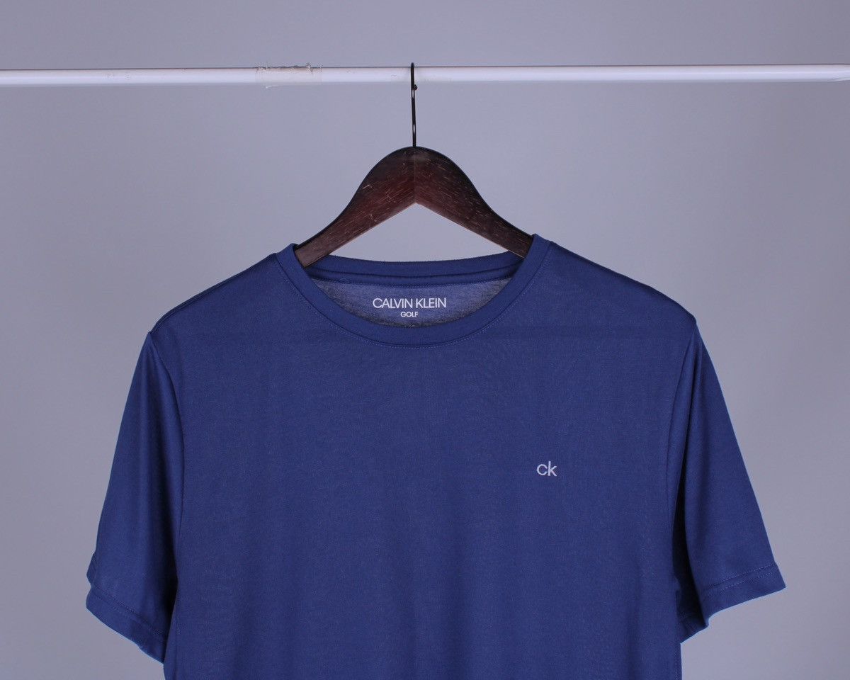Calvin Klein CALVIN KLEIN Golf Active Blue Polyester Short Sleeve T-Shirt Size US M / EU 48-50 / 2 - 3 Thumbnail