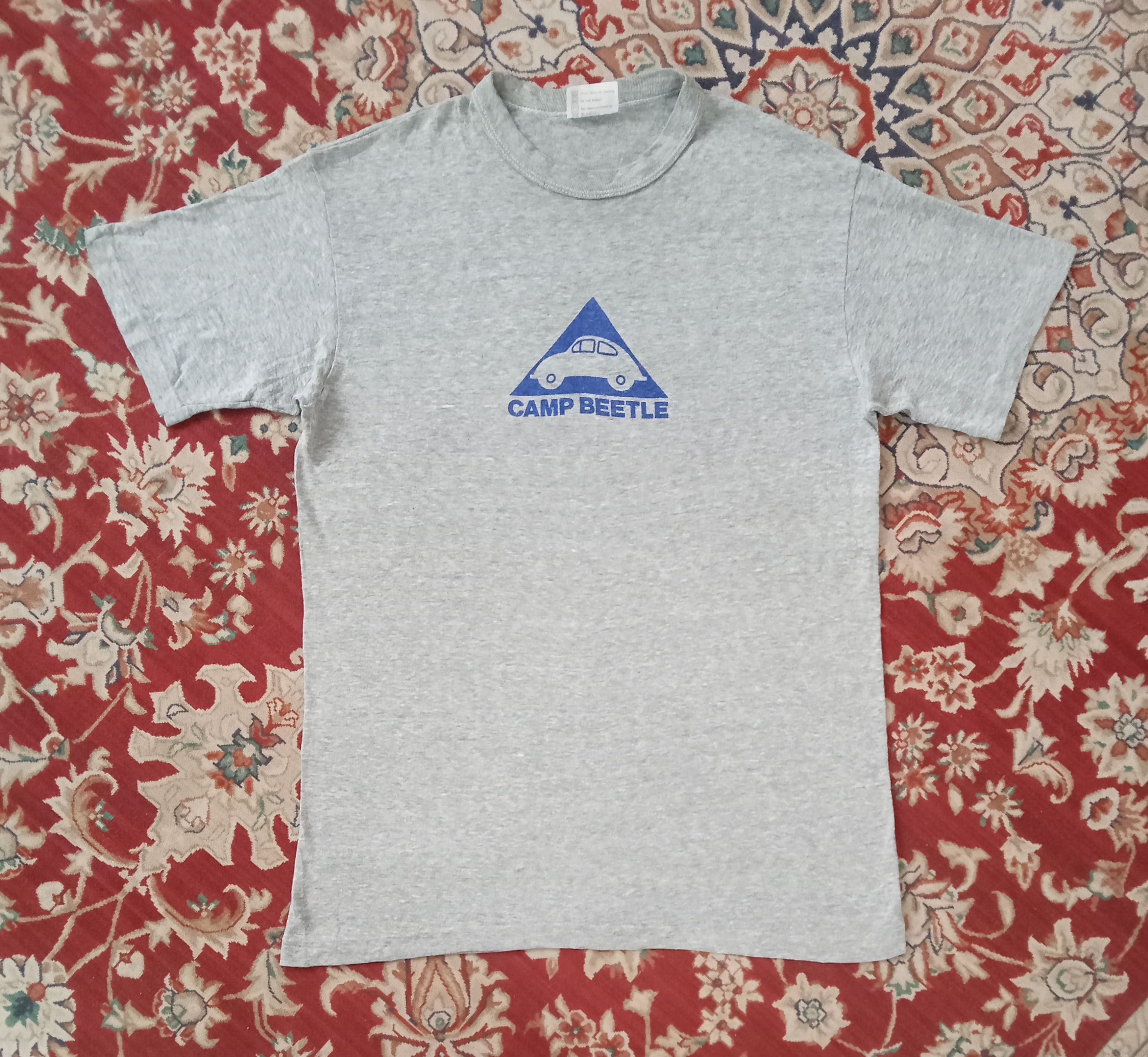Hanes × Vintage Vintage Rare Hanes Rare Camp Beetle Soft & Thin T Shirt Size US M / EU 48-50 / 2 - 1 Thumbnail