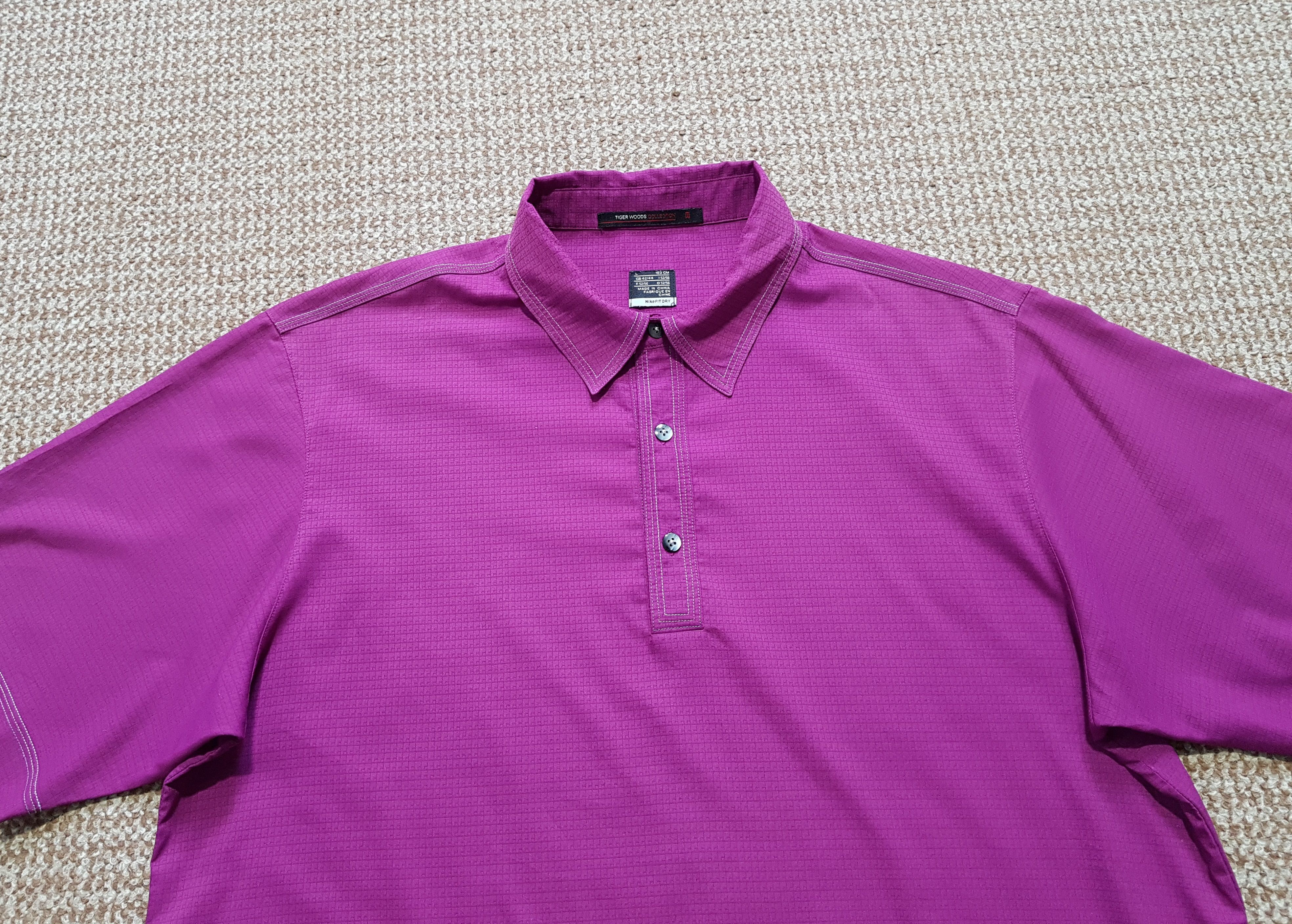Nike Nike Tiger Woods Collection Vintage Golf Polo Shirt sz L Size US L / EU 52-54 / 3 - 2 Thumbnail