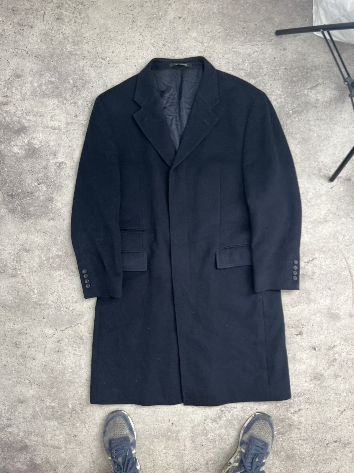 Balmain Balmain Wool Coat Luxury Vintage Jacket Size M Size US M / EU 48-50 / 2 - 2 Thumbnail