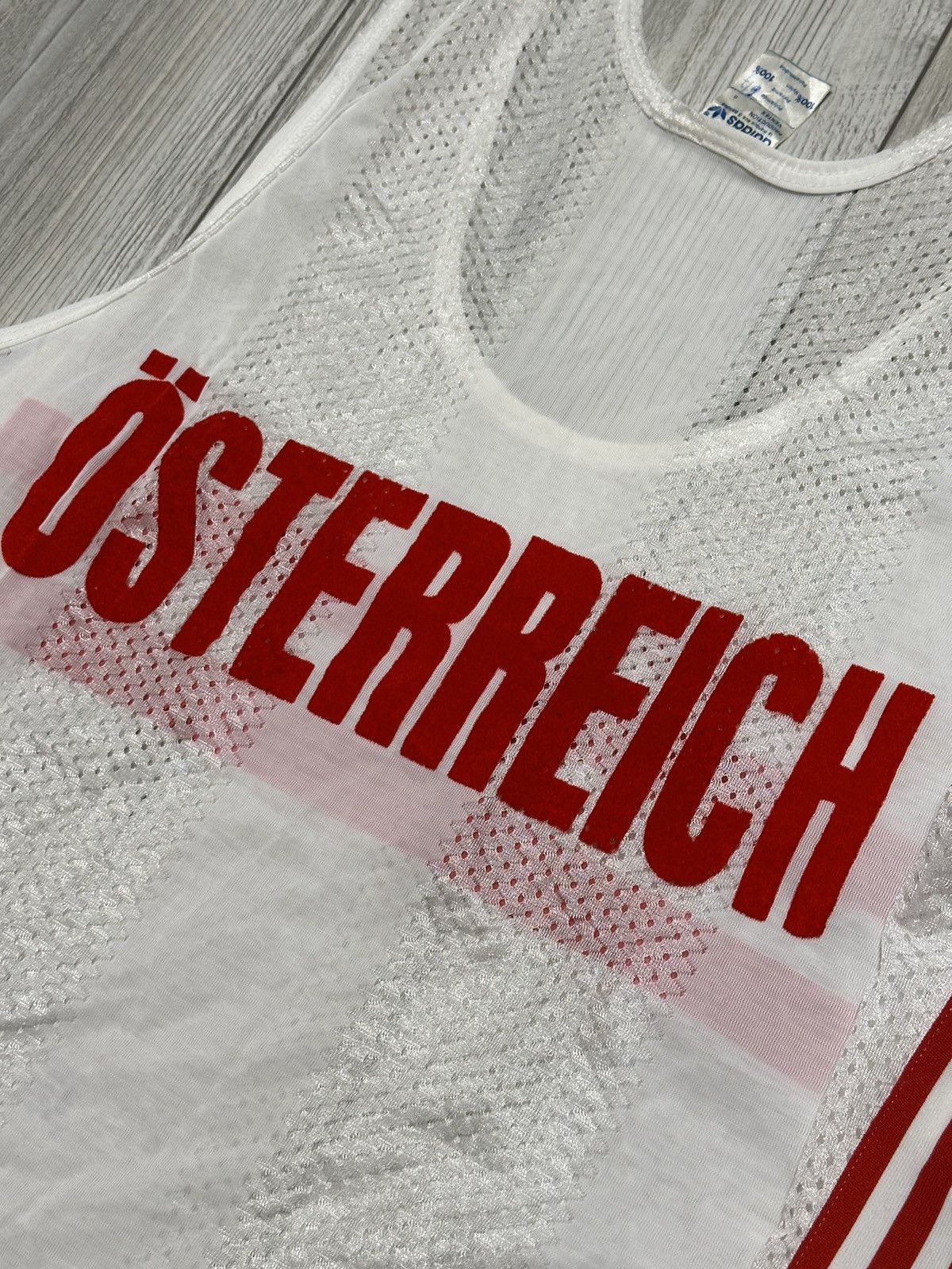 Adidas × Vintage Rare Adidas Austria Osterreich Y2K Jersey made France Size US M / EU 48-50 / 2 - 6 Thumbnail