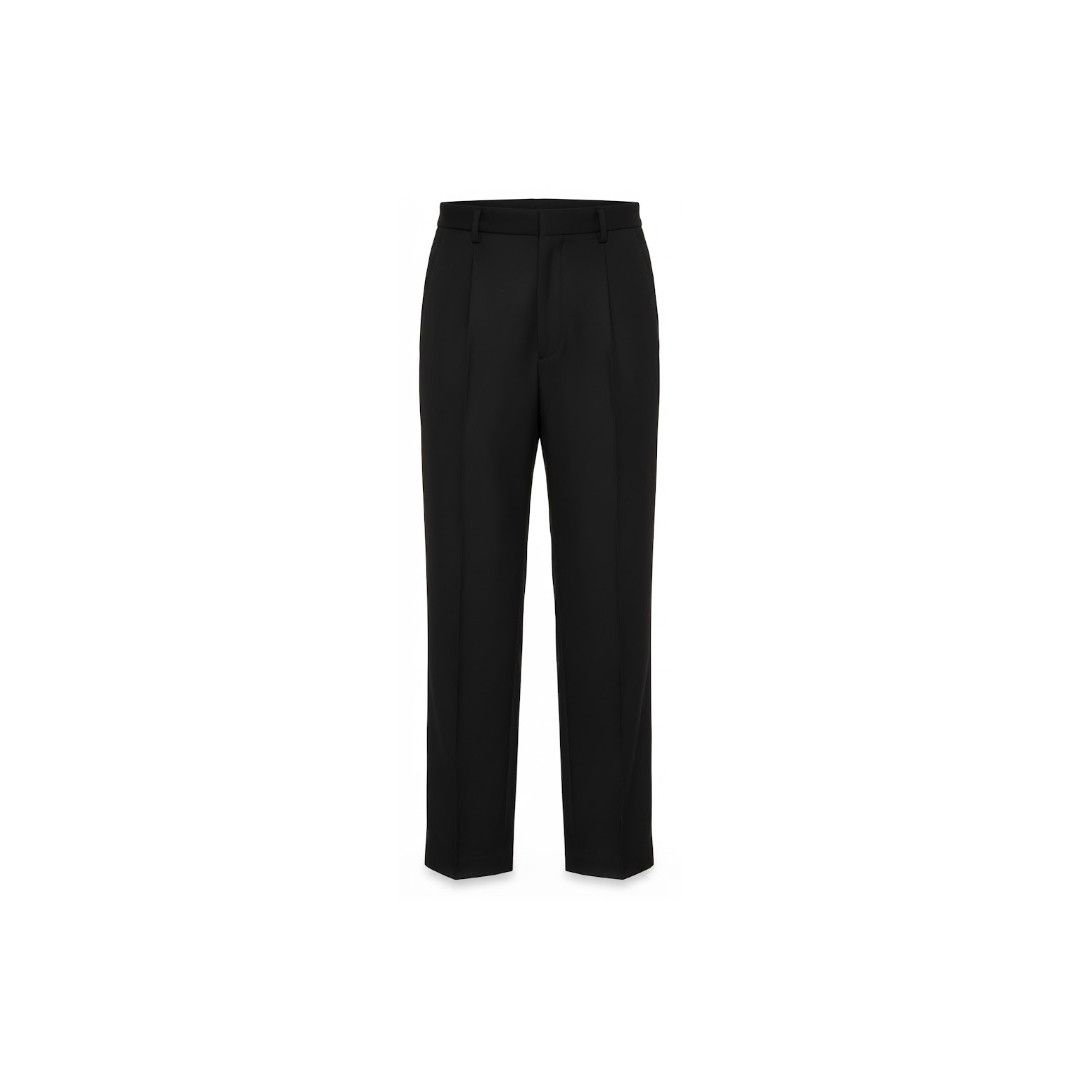 Saint Laurent Paris oc11z0126 819544 Pantalon 1 Plis Taille in Noir Size US 38 / EU 54 - 1 Preview