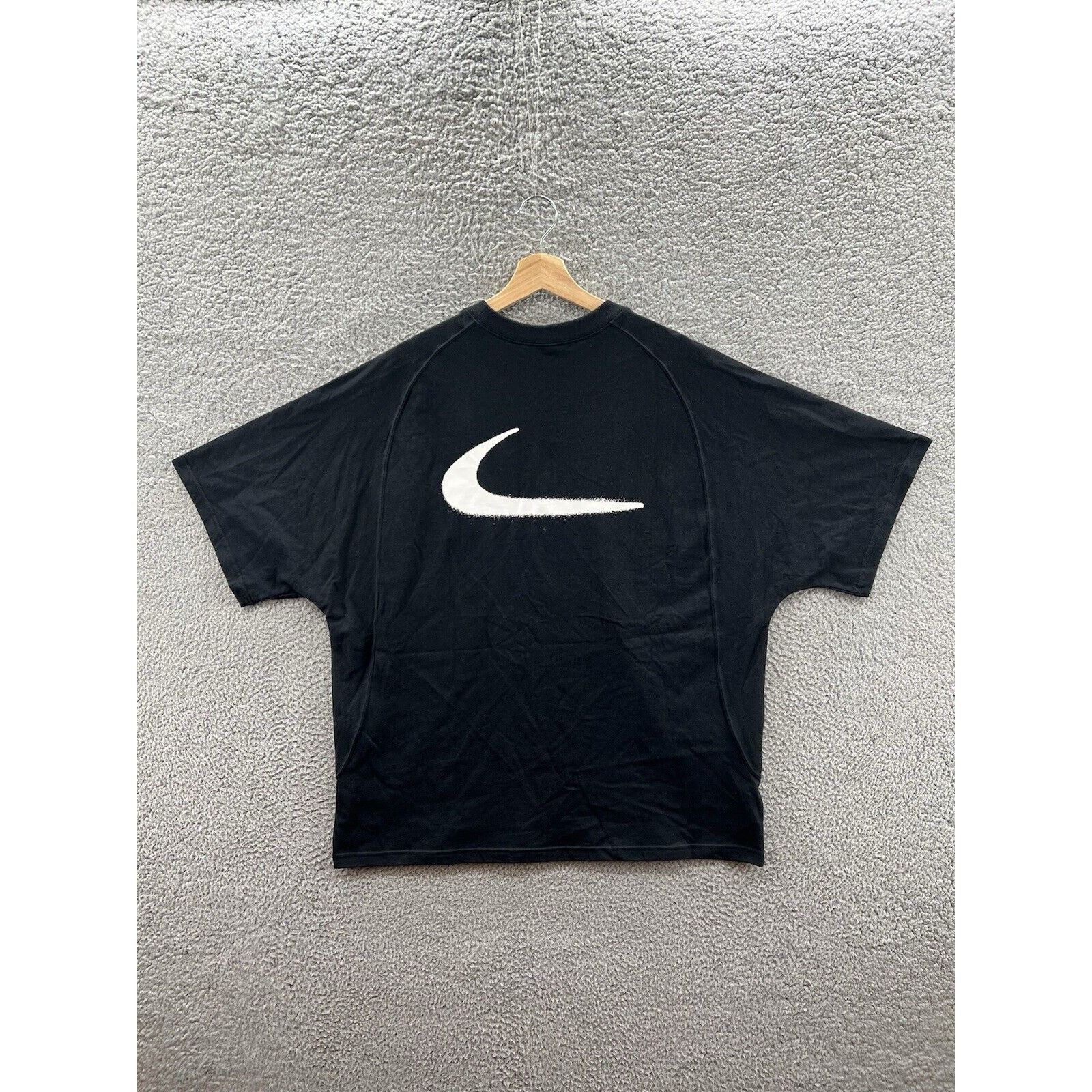 Nike Nike Off-White Spray Dot Short Sleeve T-Shirt CU2477 010 Size US L / EU 52-54 / 3 - 2 Thumbnail