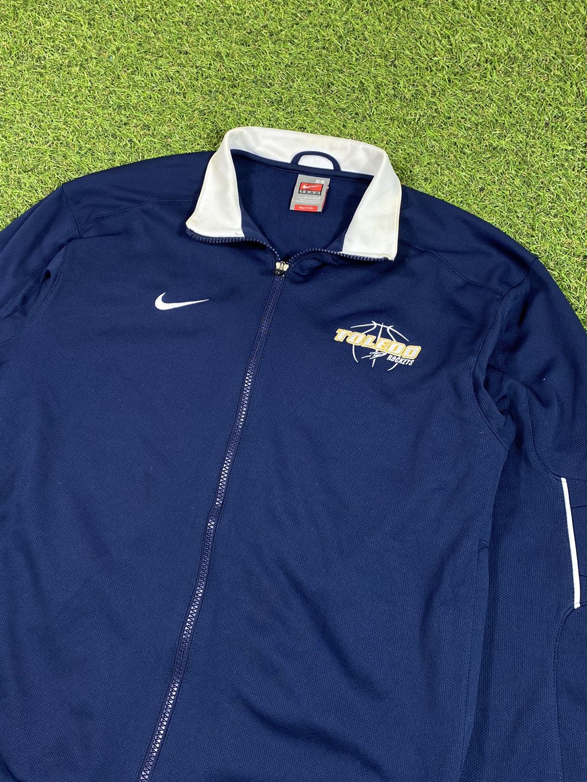 Nike Vintage 90s Nike Toledo Rockets zip up hoodie size XS Size US XS / EU 42 / 0 - 1 Thumbnail