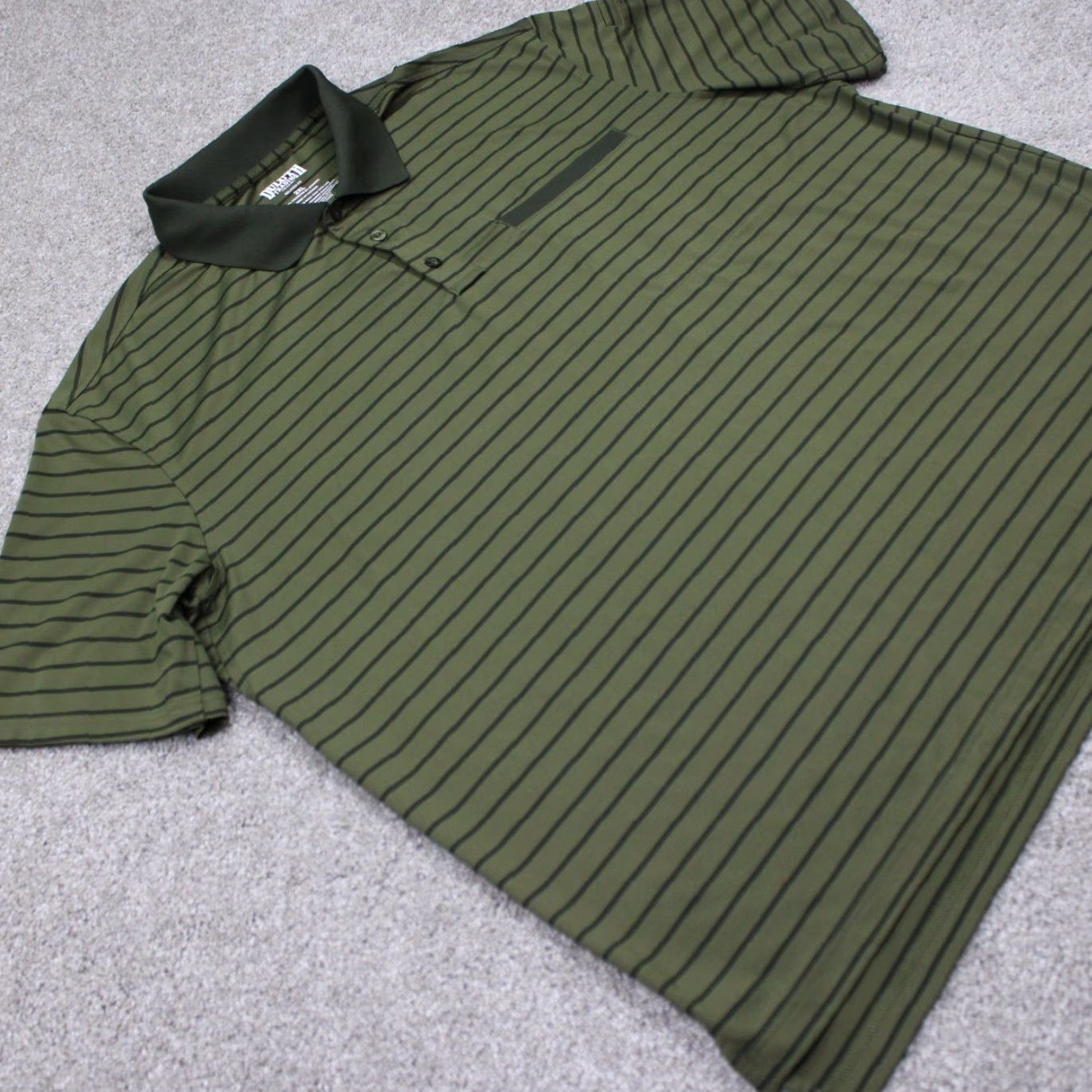 Vintage Duluth Knuckledown Polo Shirt Mens 2XL Green/Black Short Sleeve with Pocket Polo Shirt Size US XXL / EU 58 / 5 - 7 Thumbnail