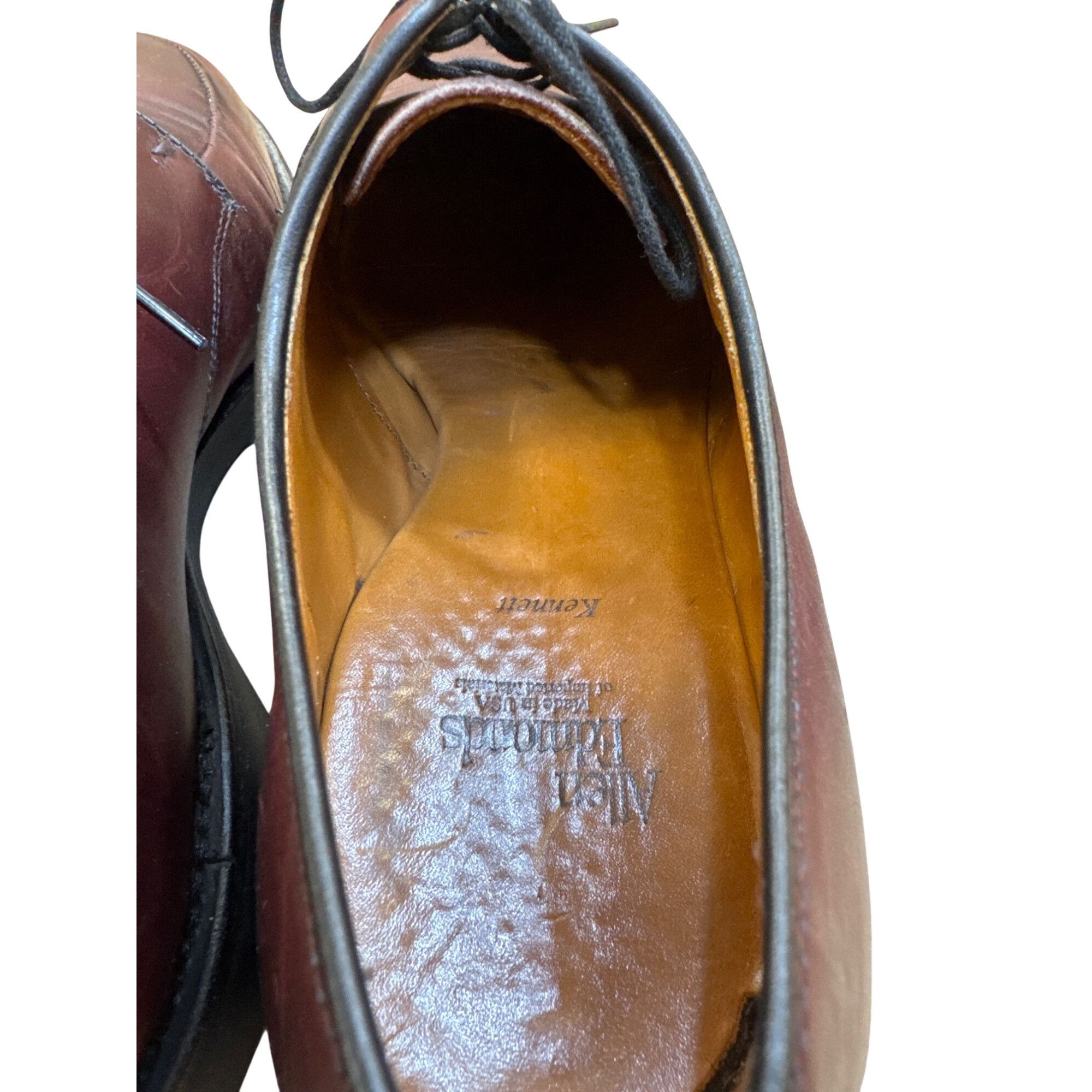 Allen Edmonds Allen Edmonds Kennett Mens Brown Leather Oxford Shoes Size 9 Size US 9 / EU 42 - 14 Thumbnail
