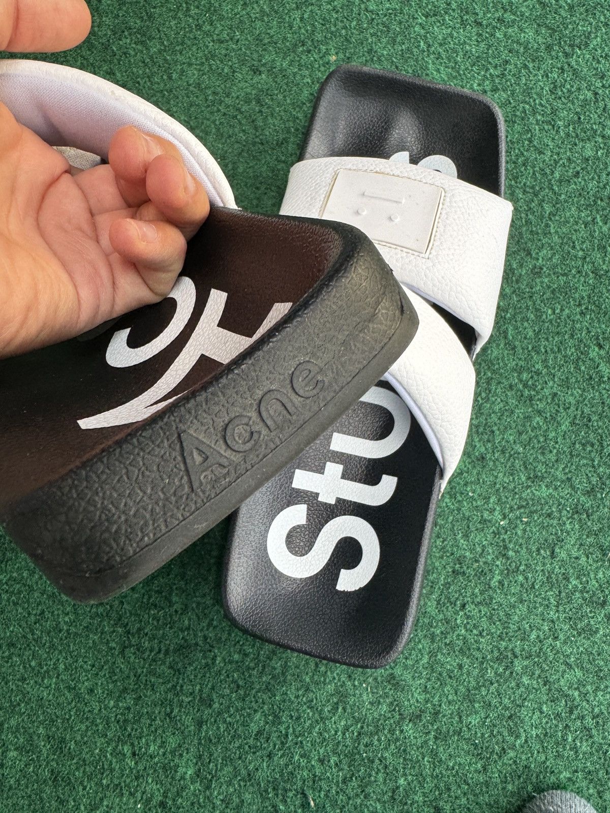 Acne Studios Acne Studios sandals shoes leather rare avant garde designer Size US 11 / EU 44 - 3 Thumbnail