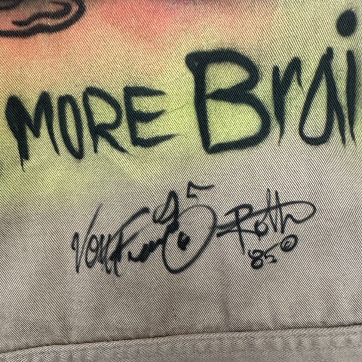 Vintage Vintage Von Franco 1985 I Need More Brains Painted Jacket Size US M / EU 48-50 / 2 - 5 Thumbnail