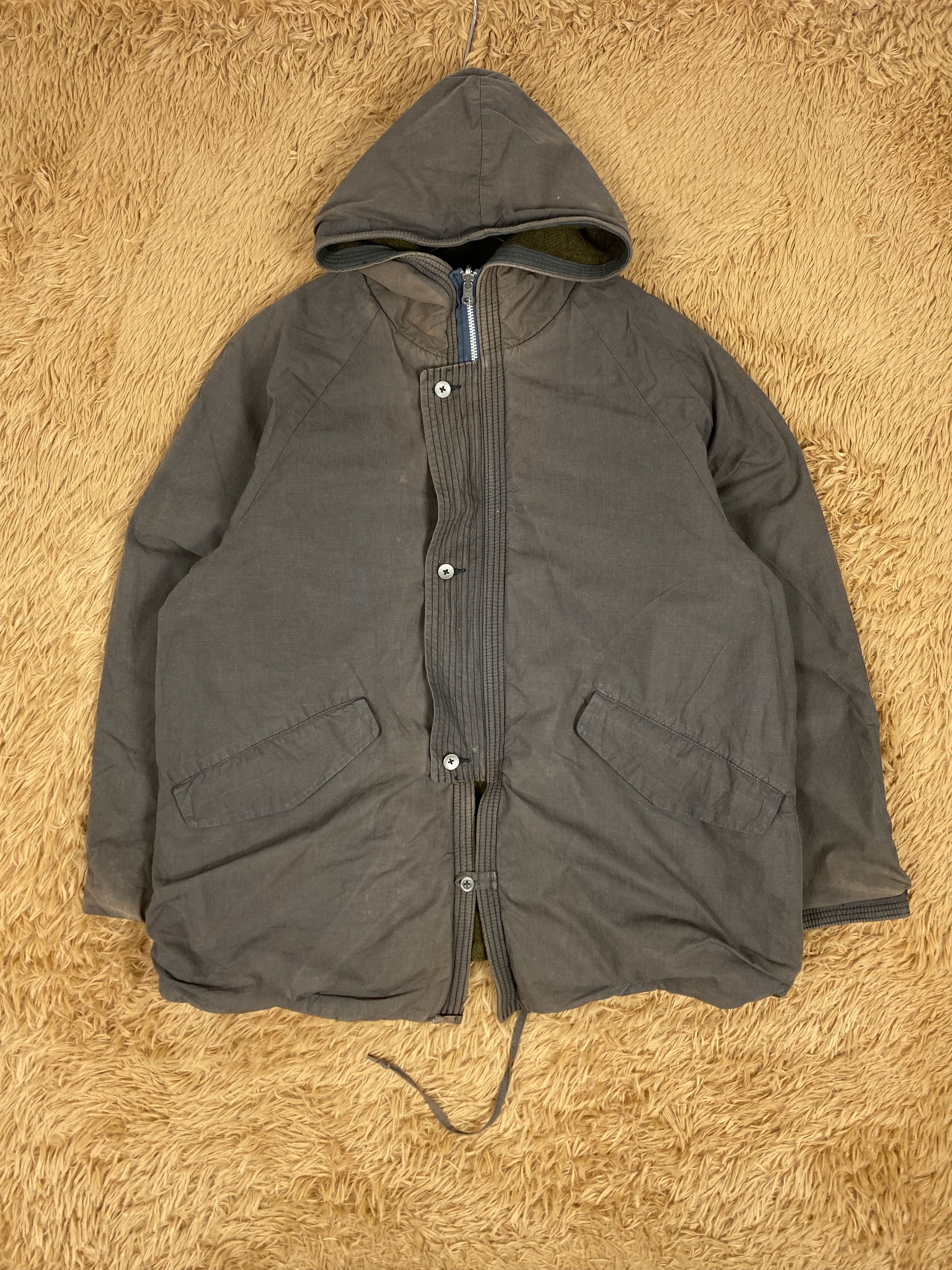 45rpm × Vintage Vintage 45rpm Reversible Hoodie Jacket Size US L / EU 52-54 / 3 - 1 Thumbnail