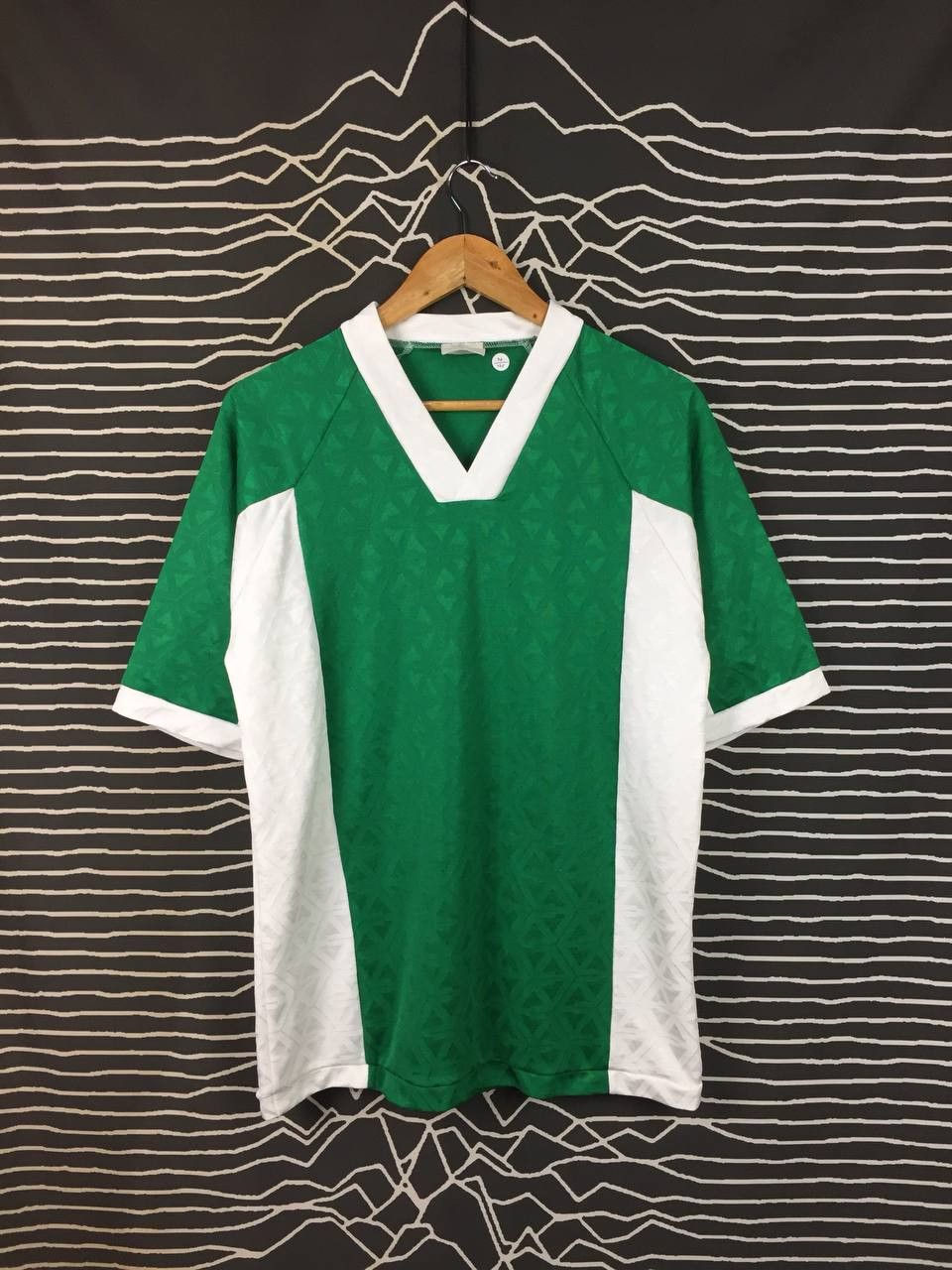 Vintage Vtg Attack Sports Wear Geometric Jacquard Print Jersey Size US M / EU 48-50 / 2 - 2 Thumbnail