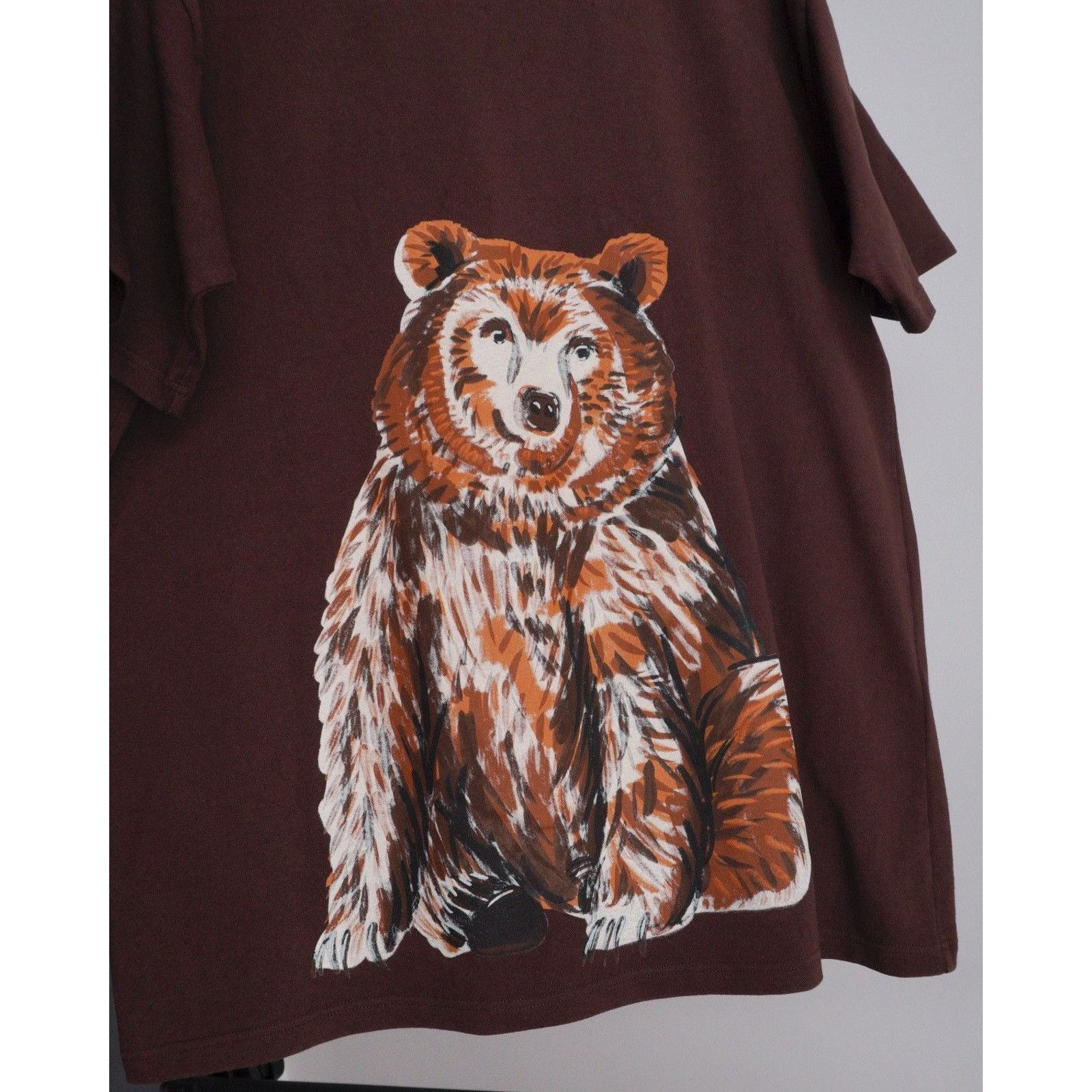 Golden Goose Golden goose bear print oversized brown tee shirt Size US S / EU 44-46 / 1 - 4 Thumbnail