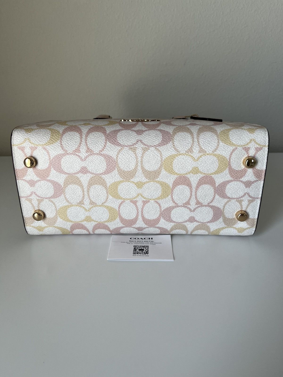 Coach Coach Maggie Small Tote Bag In Pretty Signature Canvas Size ONE SIZE - 4 Thumbnail