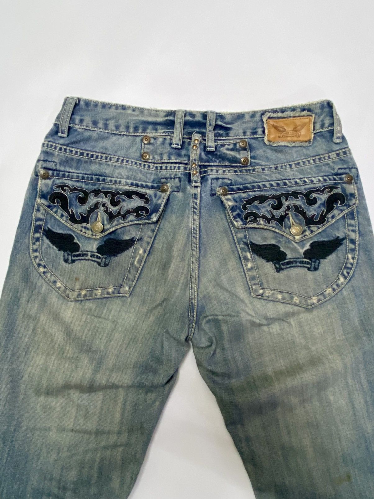 Robins Jeans DISTRESSED ROBIN'S JEANS Size US 31 - 7 Thumbnail