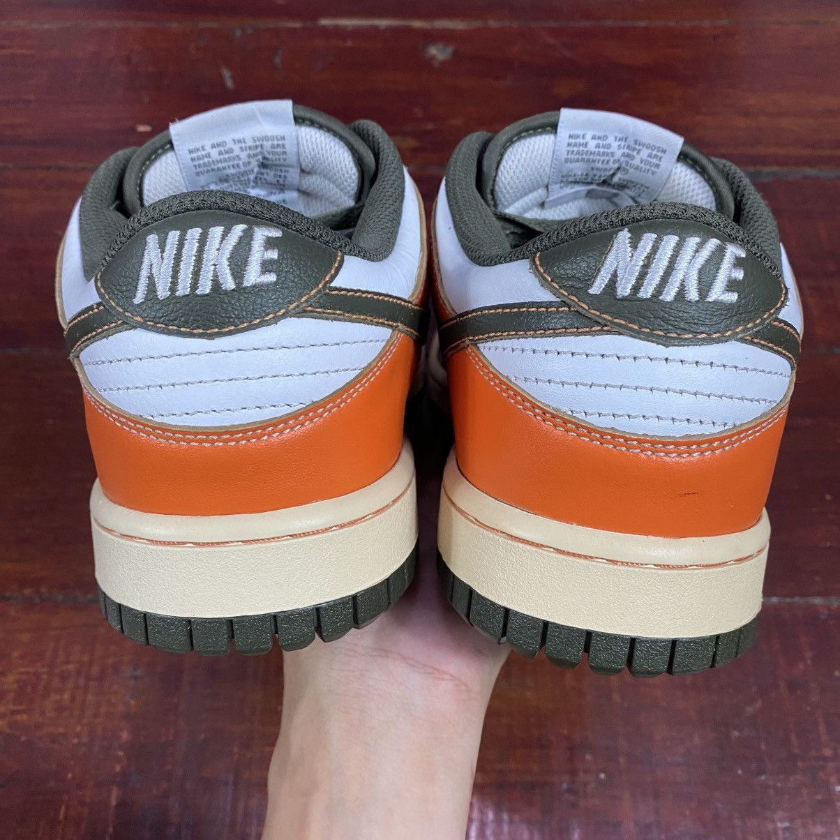 Nike Dunk Low NG Golf White Orange 2011 Size US 8 / EU 41 - 10 Thumbnail