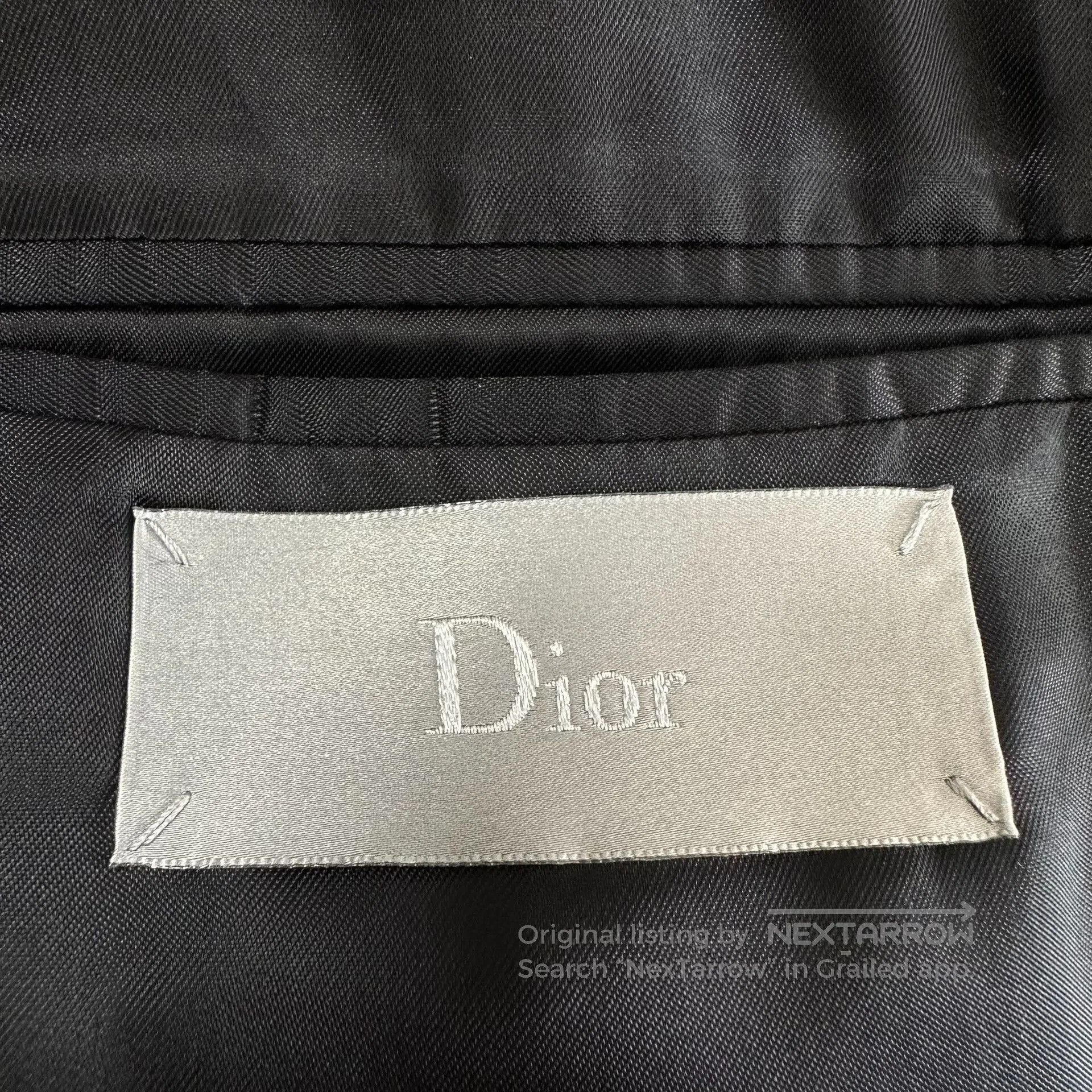 Dior Dior Homme 2018FW Silver Thread Sleeve Patch Suit. Size US L / EU 52-54 / 3 - 5 Thumbnail