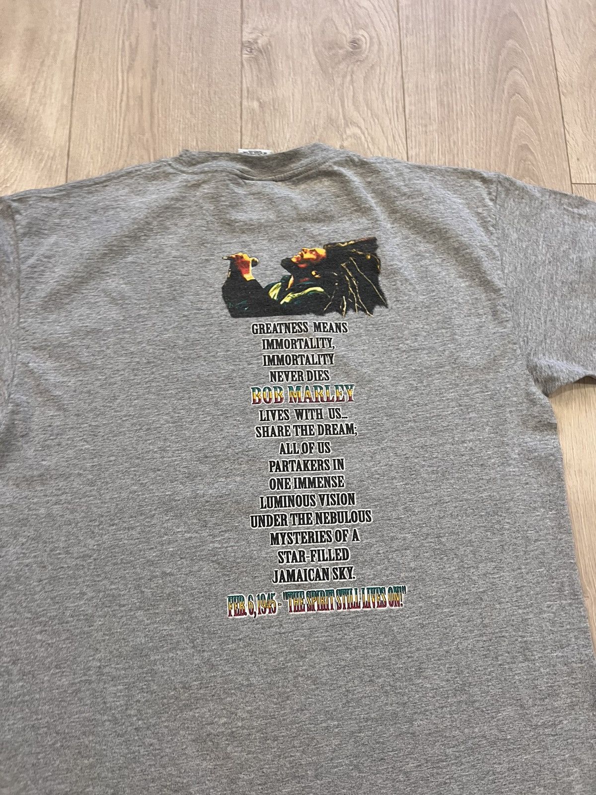 Tommy Hilfiger × Vintage Vintage Bob Marley Tommy Hilfiger T Shirt 2001 Y2K USA Made Size US XL / EU 56 / 4 - 2 Thumbnail