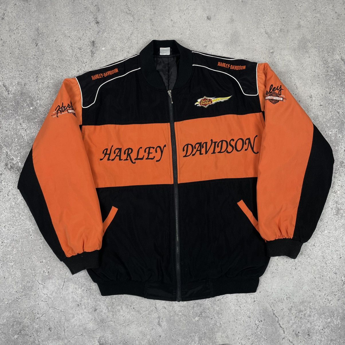 Harley Davidson × Vintage Vintage Harley Davidson Racing Jacket Size US XXL / EU 58 / 5 - 3 Thumbnail