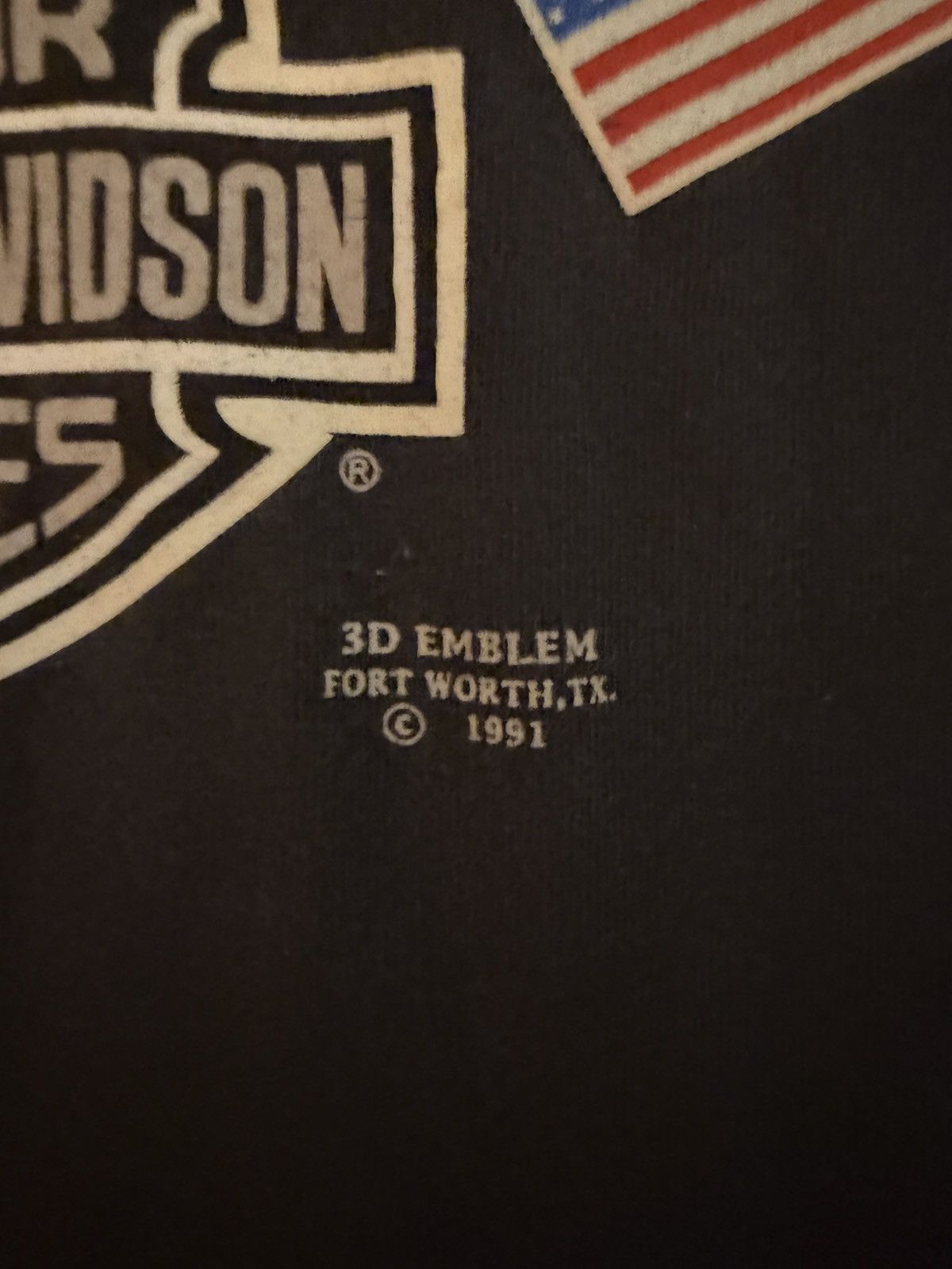 Harley Davidson 3d emblem harley davdison long sleeve Size US M / EU 48-50 / 2 - 2 Thumbnail