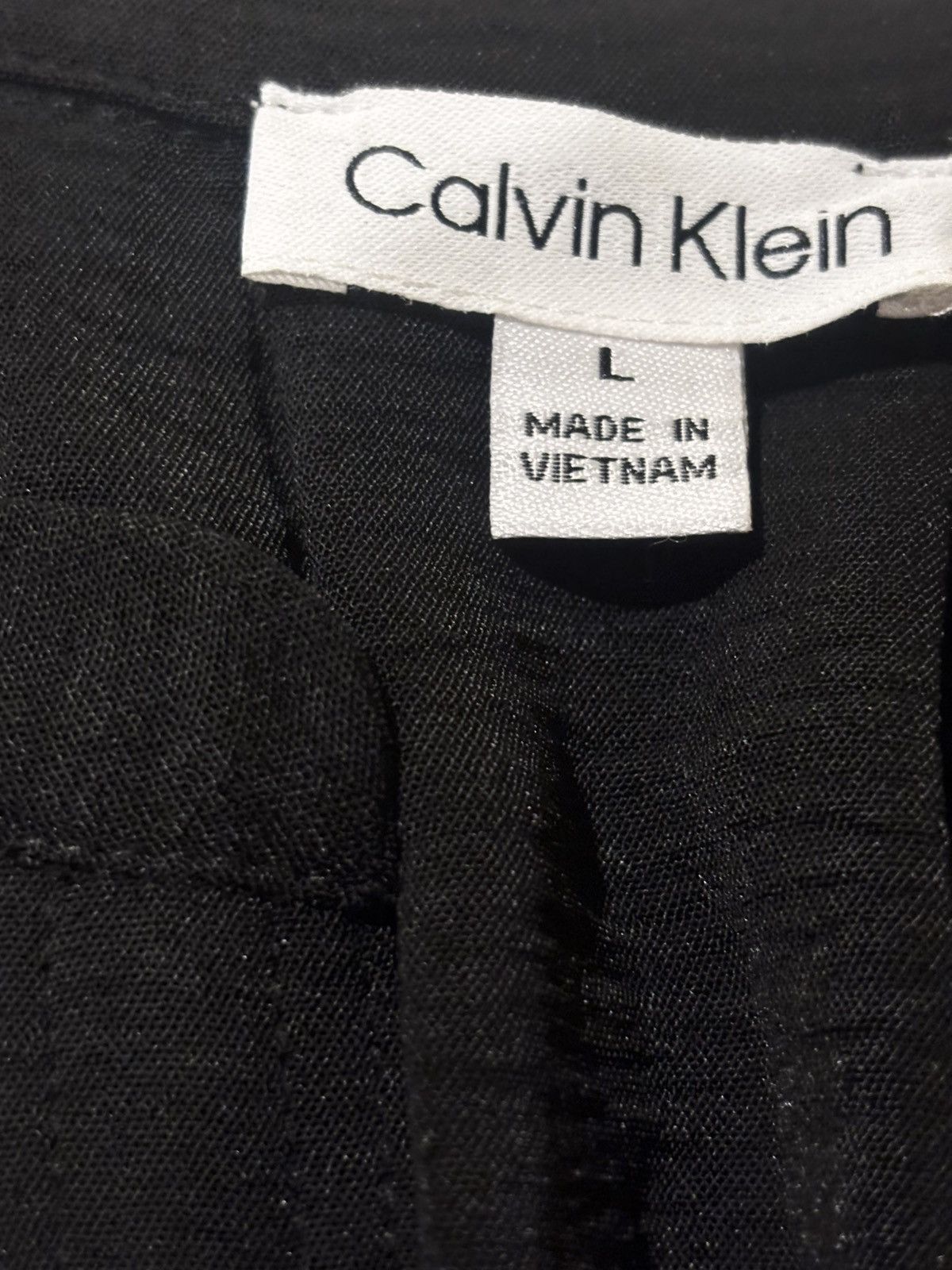 Calvin Klein Black top0358 Size L / US 10 / IT 46 - 4 Thumbnail
