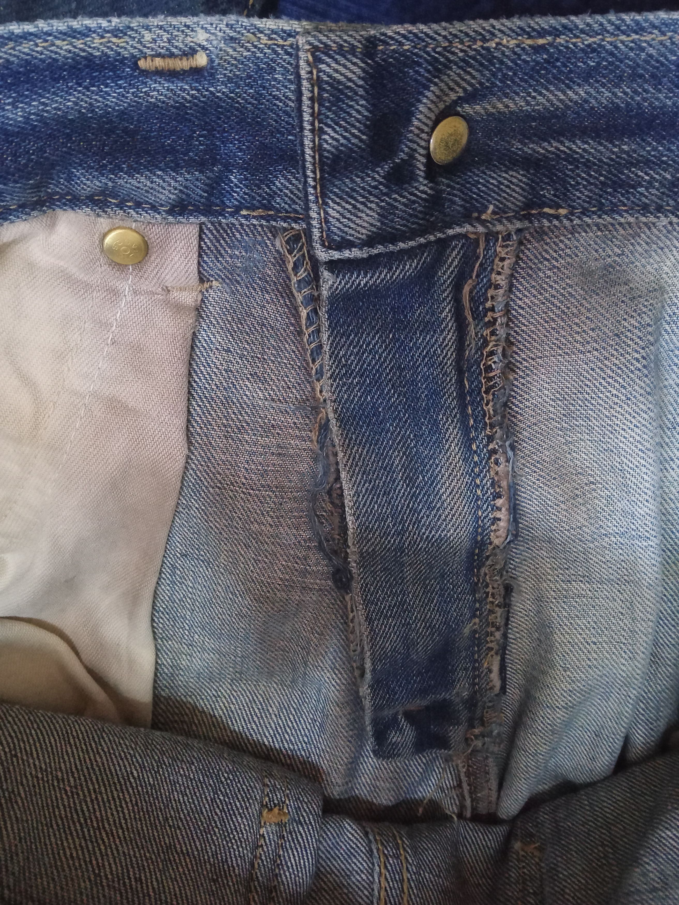 Bape A Bathing Ape Distressed Vintage Half Selvedge Jeans Size US 33 - 10 Thumbnail