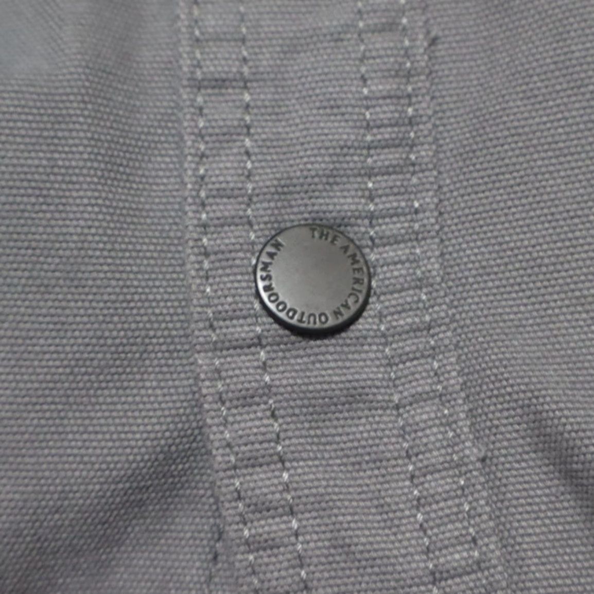 Vintage The American Outdoorsman Fleece Lined Jac Shirt Jacket Gray Men's M Size US M / EU 48-50 / 2 - 7 Thumbnail